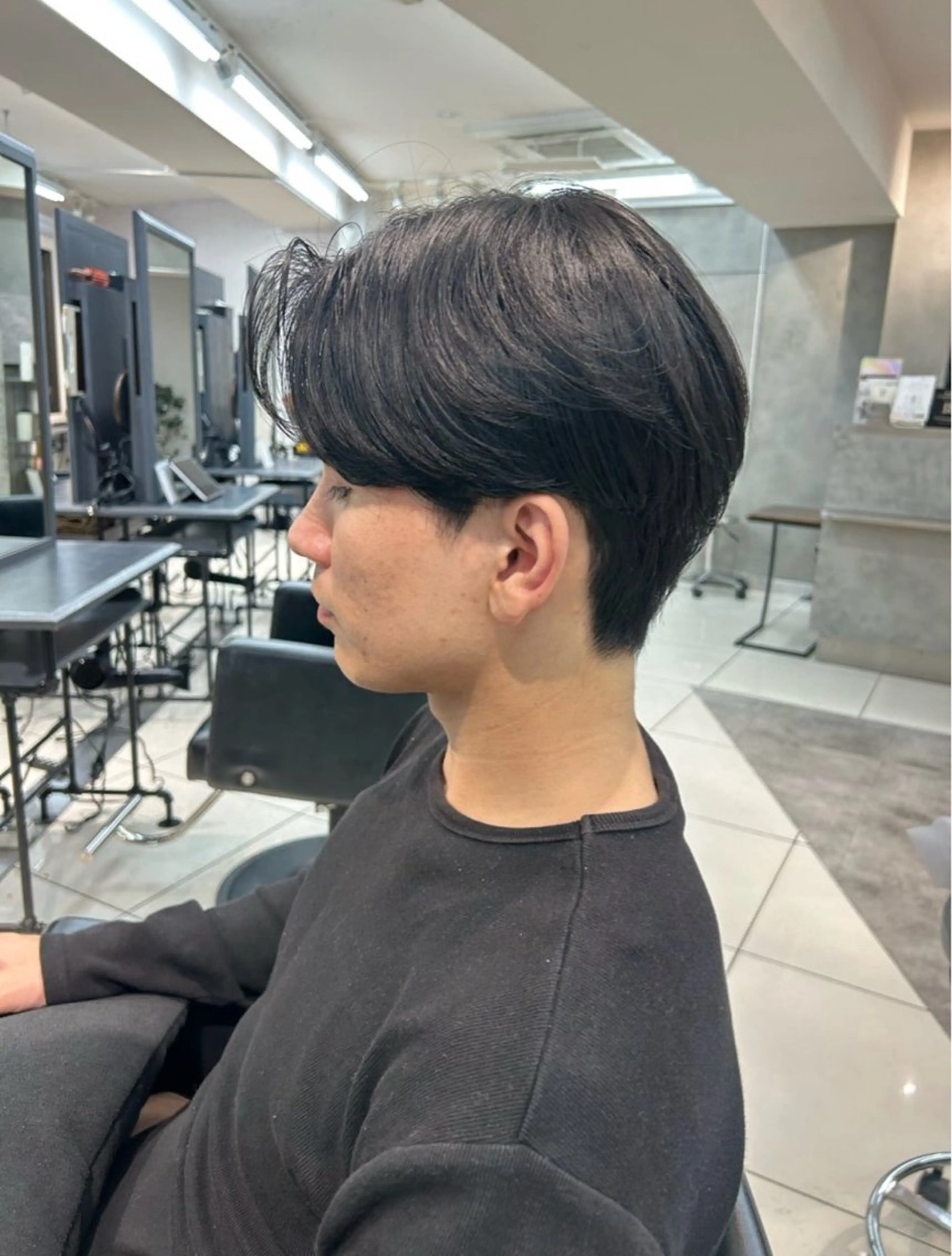 ショート パーマ メンズ カット パーマ ナチュラル×色気パ ーマ 渋谷/マナミのヘアスタイル