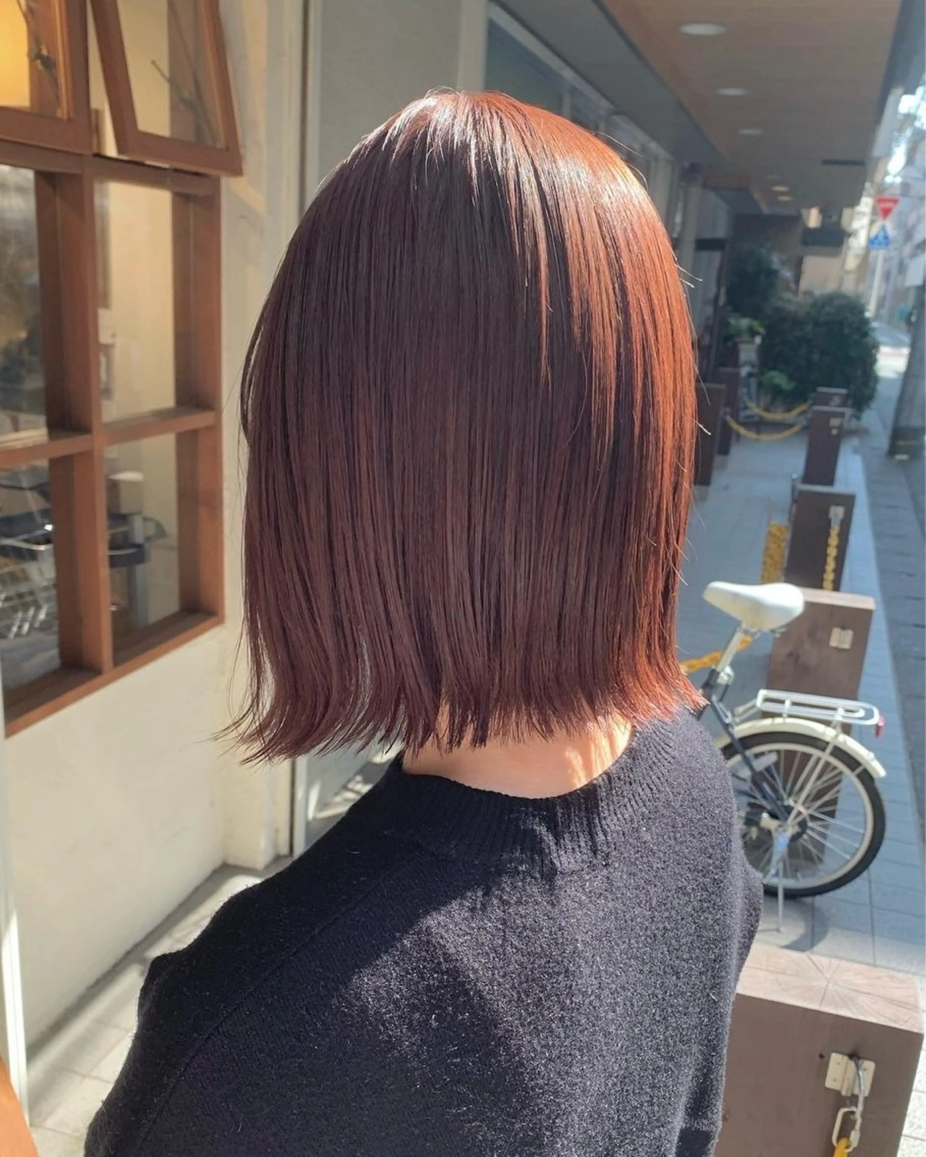 ショート カラー ヘアカラー 半野 萌笑のヘアスタイル