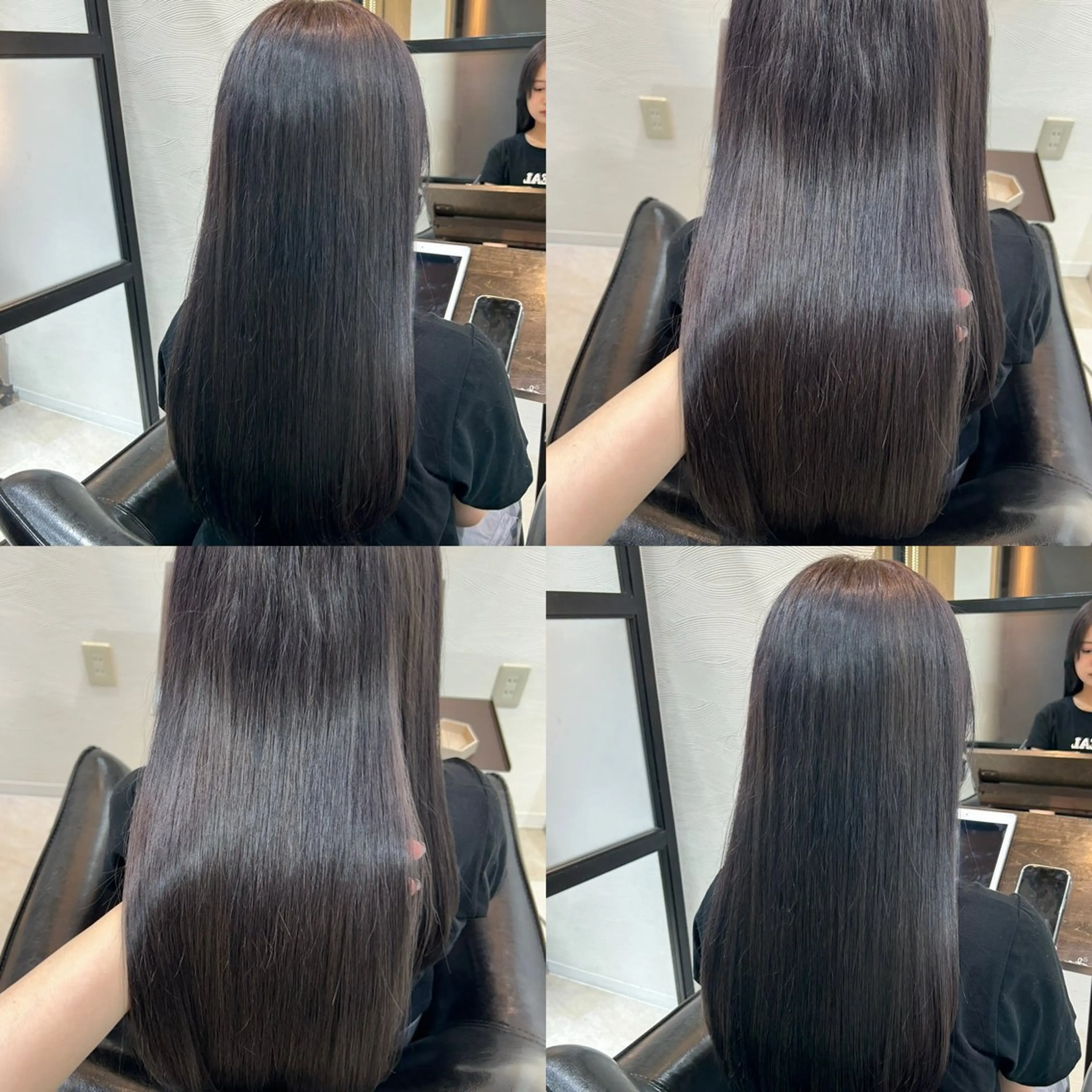 セミロング カラー グレージュ ヘアカラー トリートメント 🤍透明感/韓国風 🤍サクラギヒトミのヘアスタイル