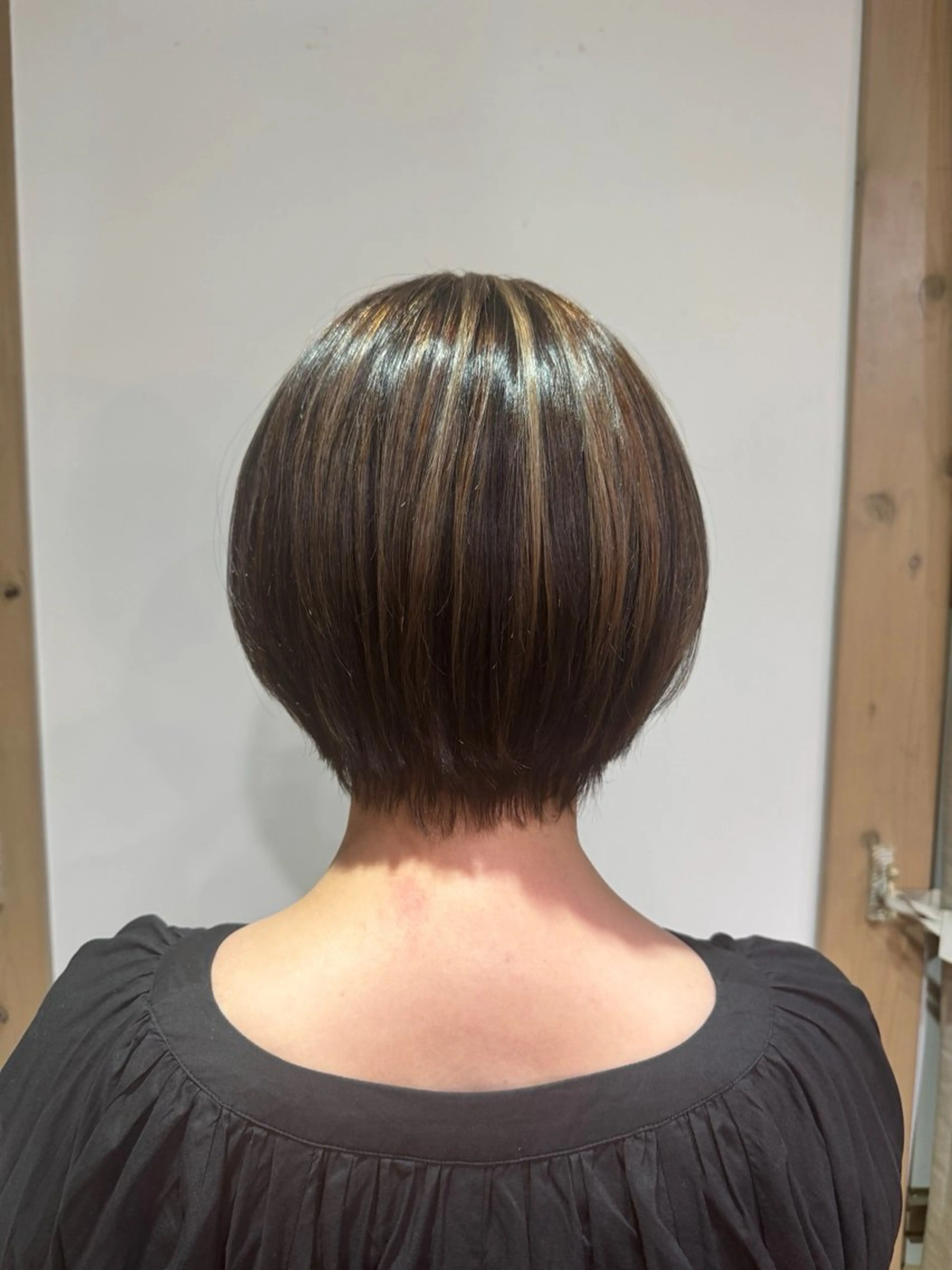 ショート カラー 丸みショート ハイライトカラー ハイライト ショートヘア ヘアカラー 鈴木 杏のヘアスタイル
