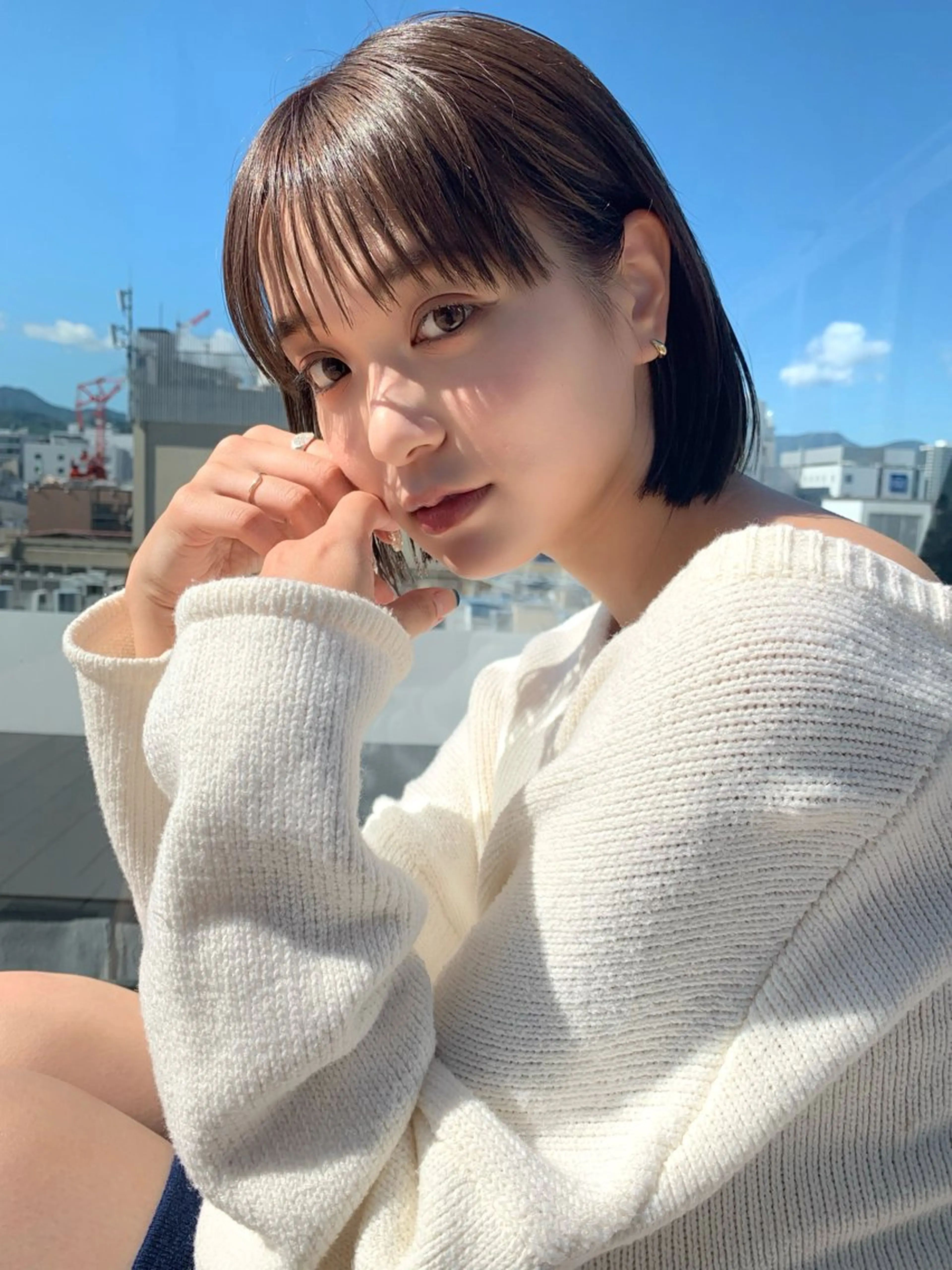 カラー YUNA★ メンズパーマのヘアスタイル