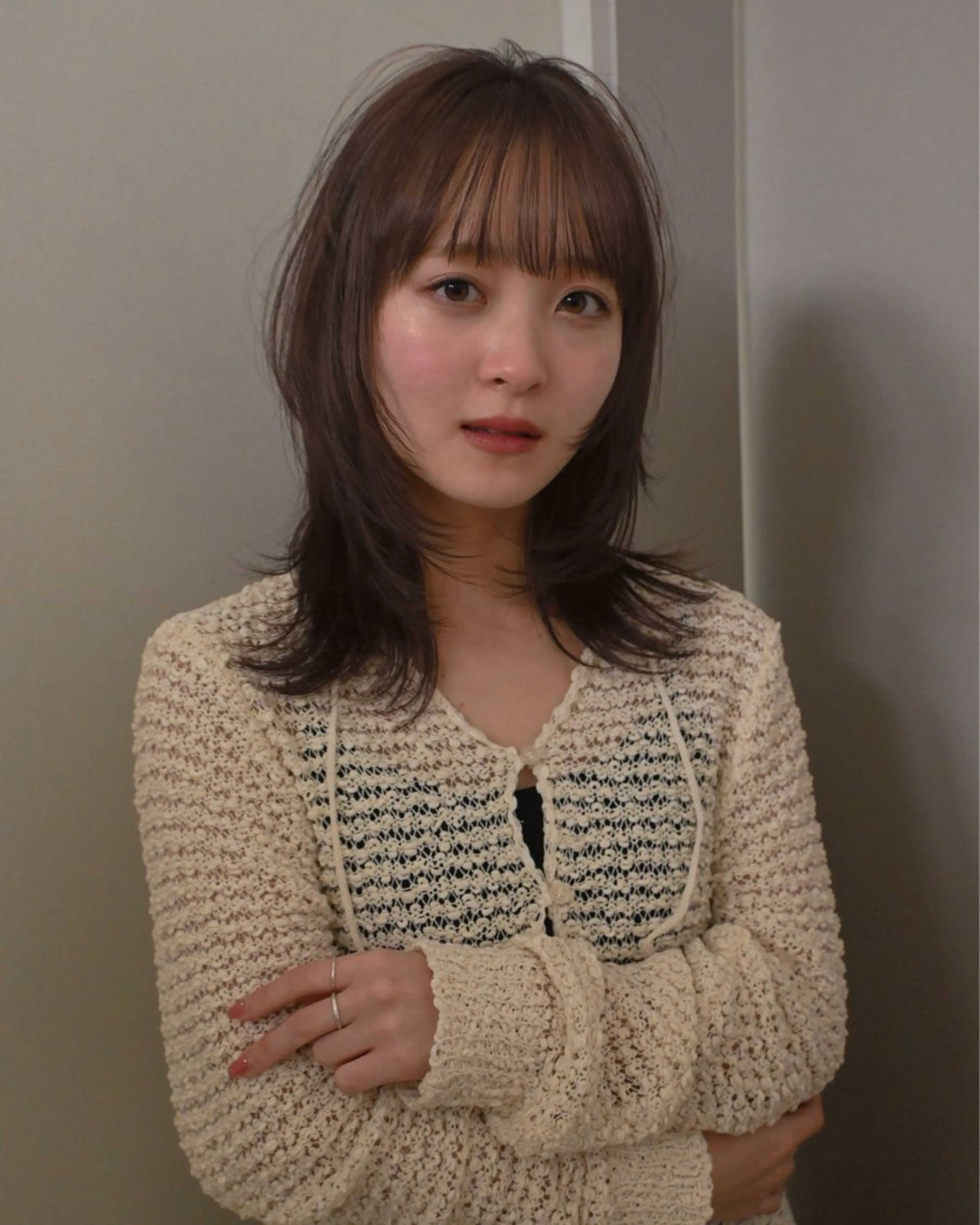 ミディアム カラー ヘアカラー aya / カットカラーのヘアスタイル