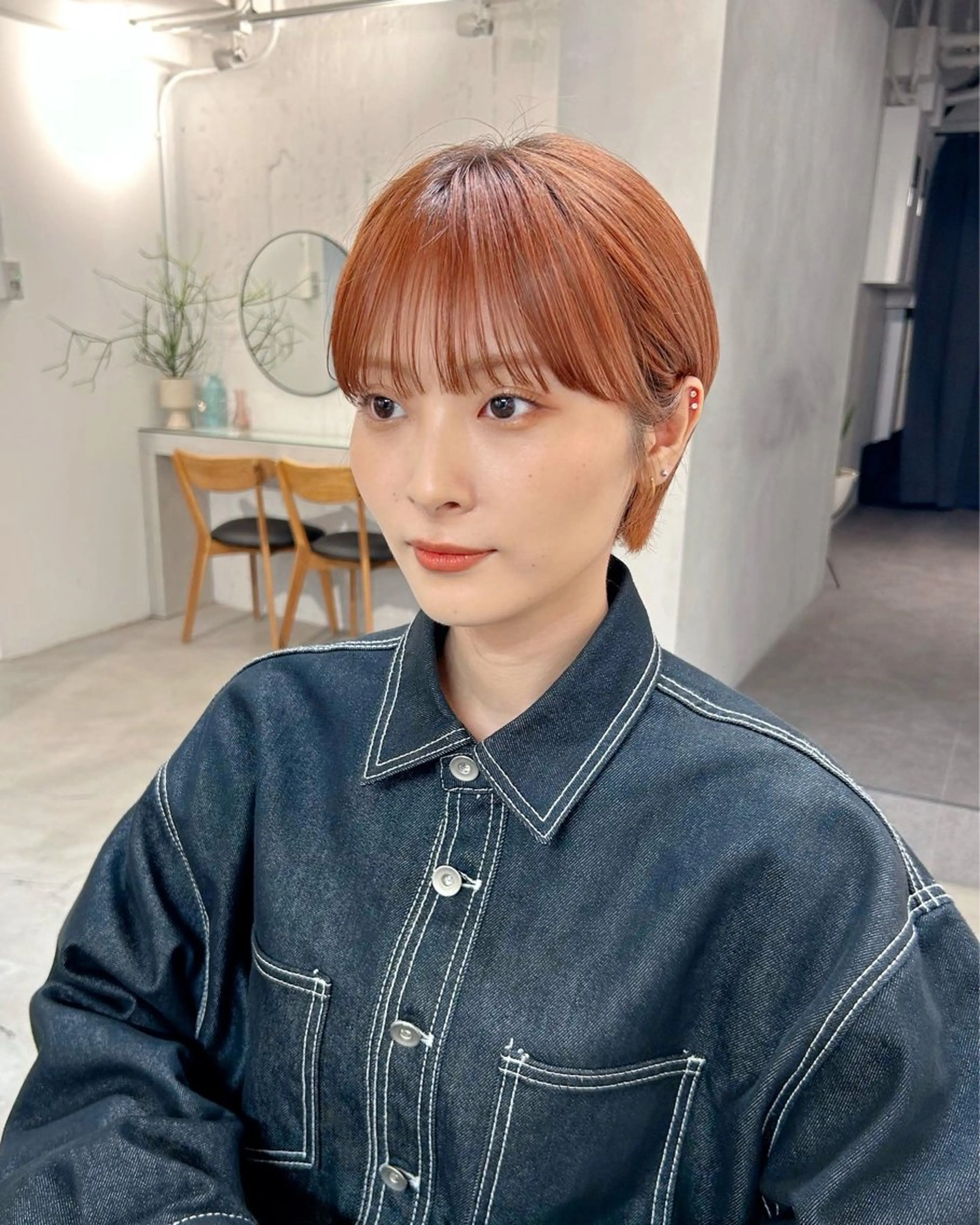 ショート ワイドバング カット ヘアカラー ❤️ショートカット ・顔周りカット❤️のヘアスタイル