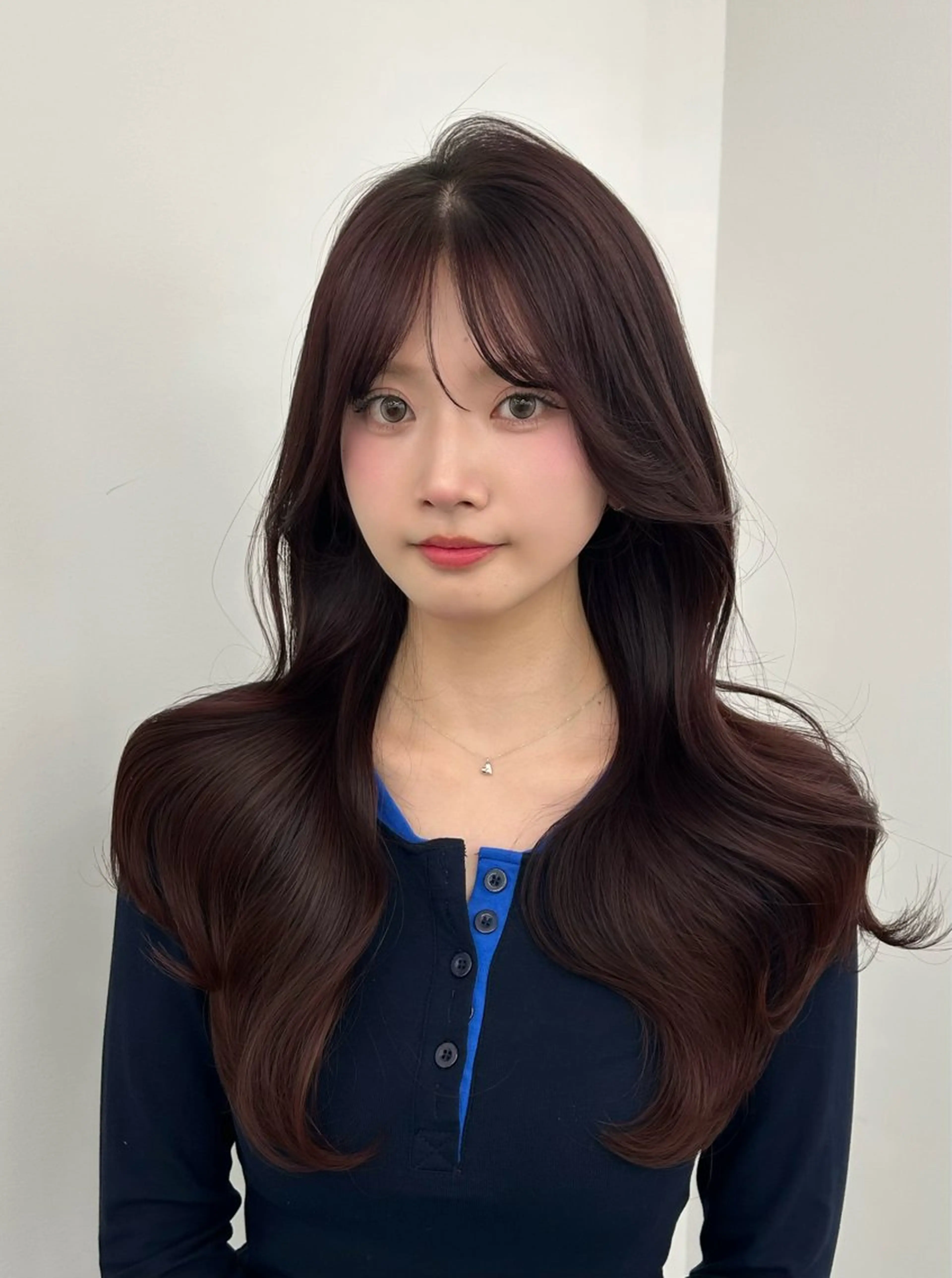 ロング カット ヘアカラー トリートメント 加藤 優里のヘアスタイル