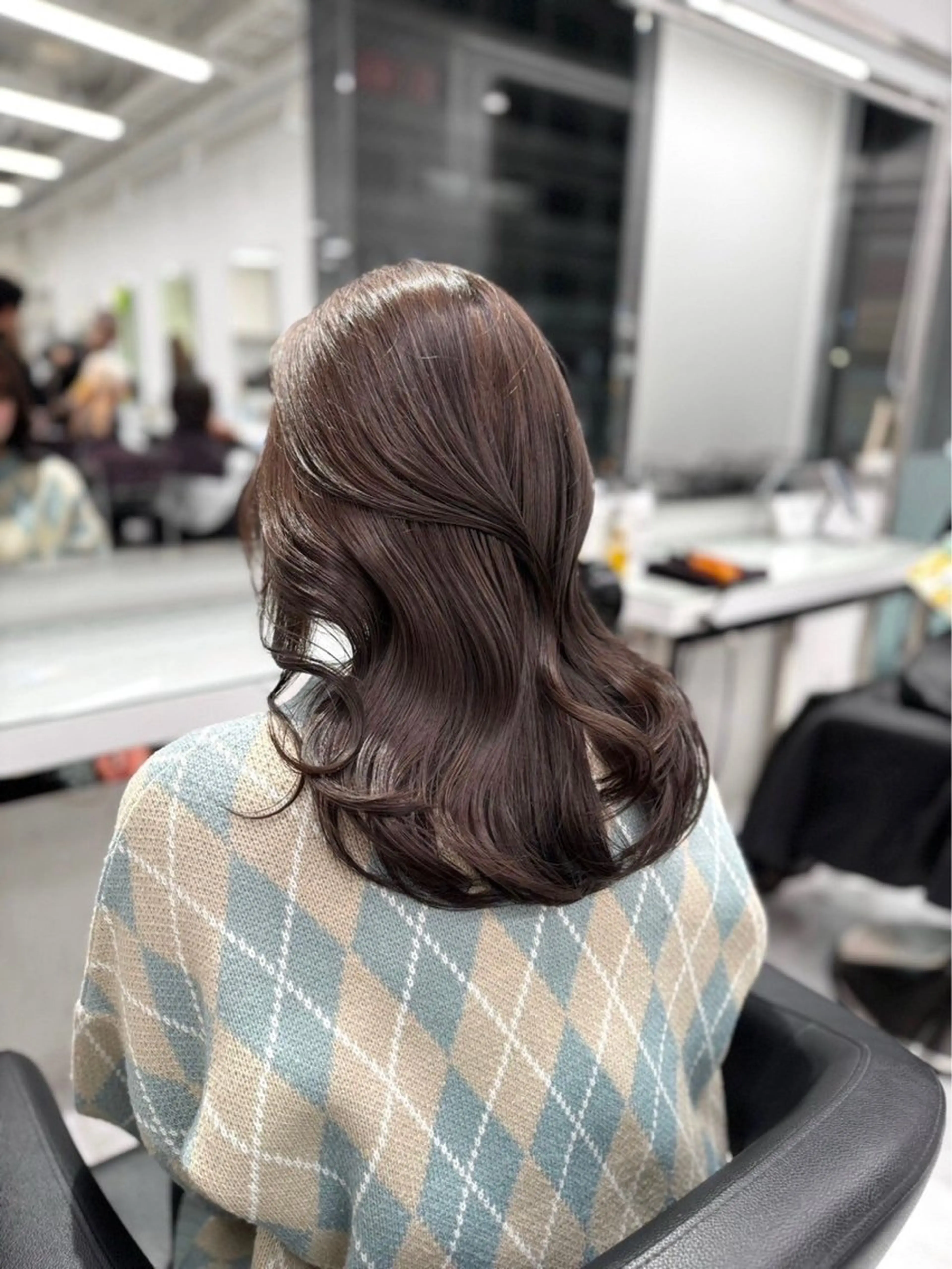 ロング ヘアアレンジ 髪質改善 トリートメント 🎀Nanako🦢 暖色girly🪽‪のヘアスタイル