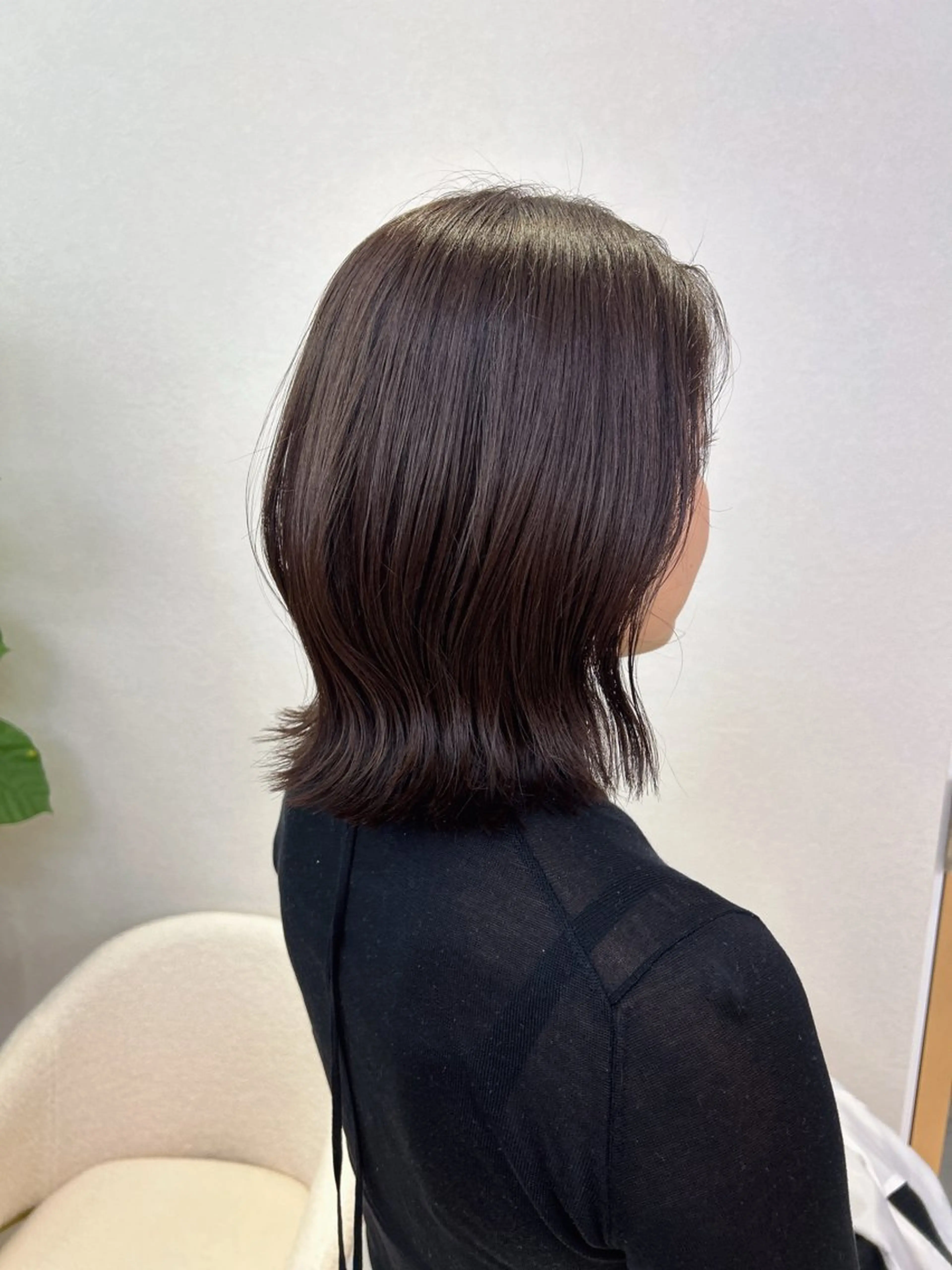 ミディアム カラー カット ヘアカラー トリートメント 佐合 梨花 / ｅａｕ〈オー〉のヘアスタイル