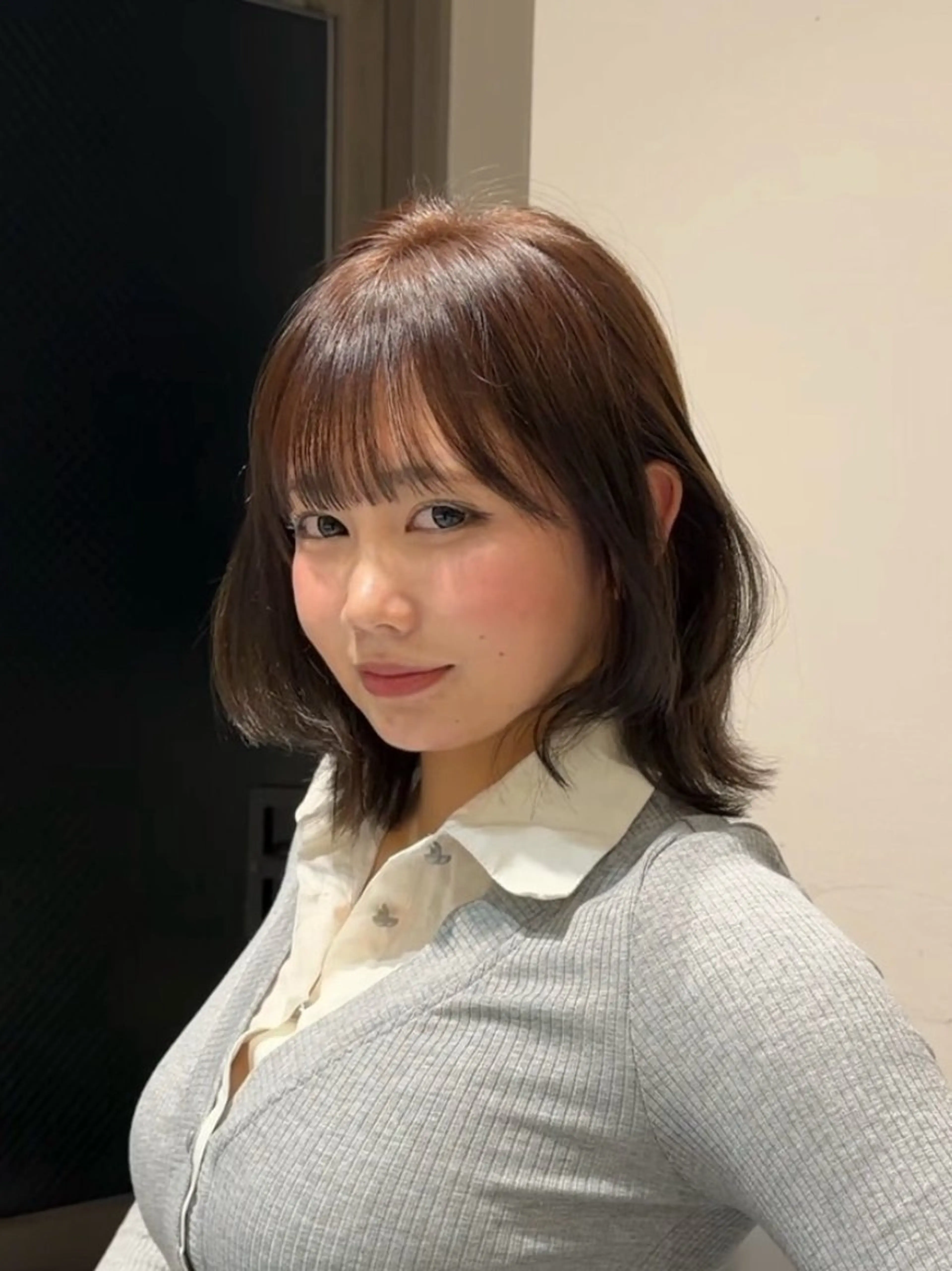 ショート カット トリートメント けいし🐬ボブ 美髪縮毛矯正のヘアスタイル