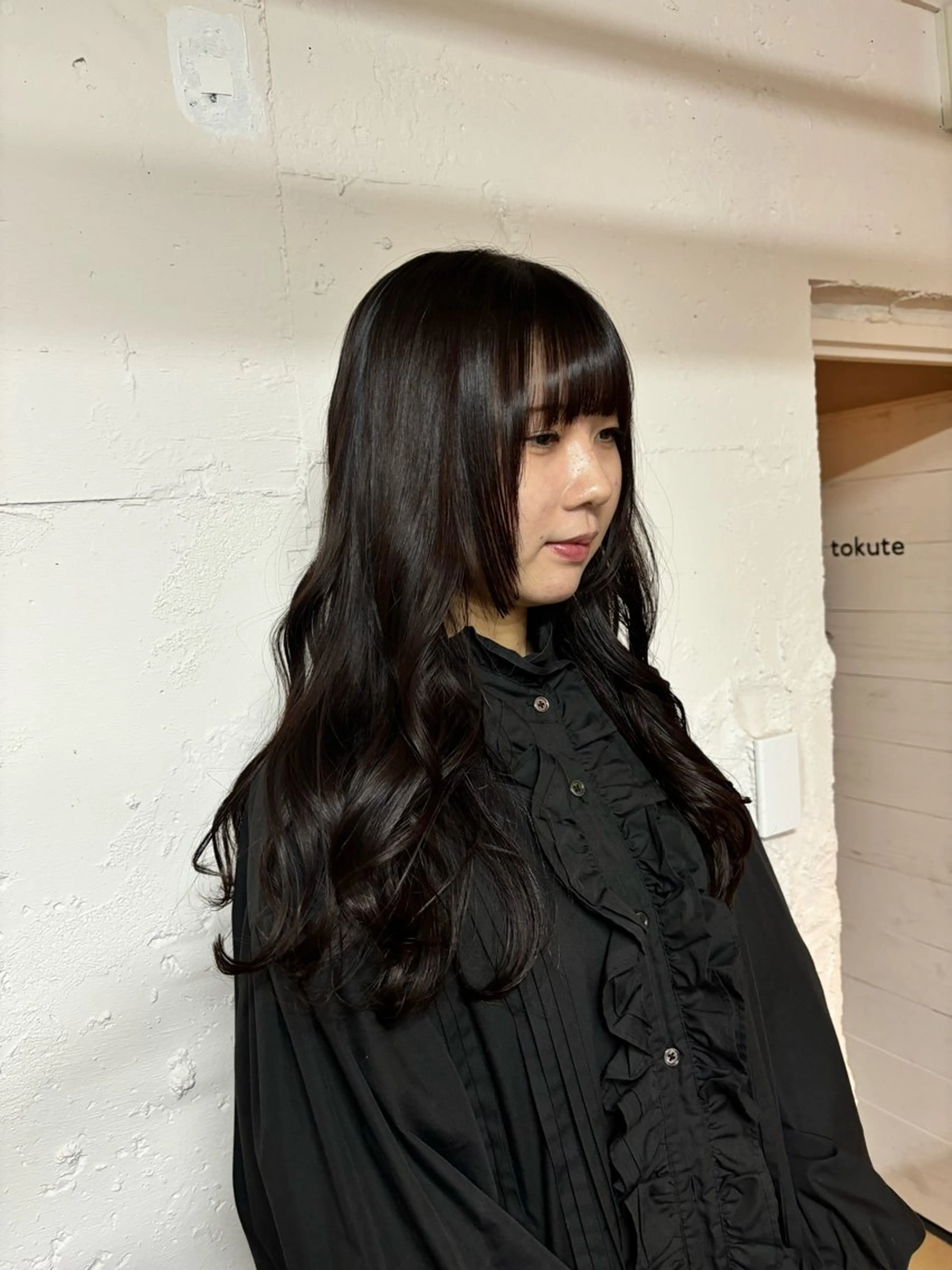 セミロング カラー 🩵tokute SEIRA🩵のヘアスタイル