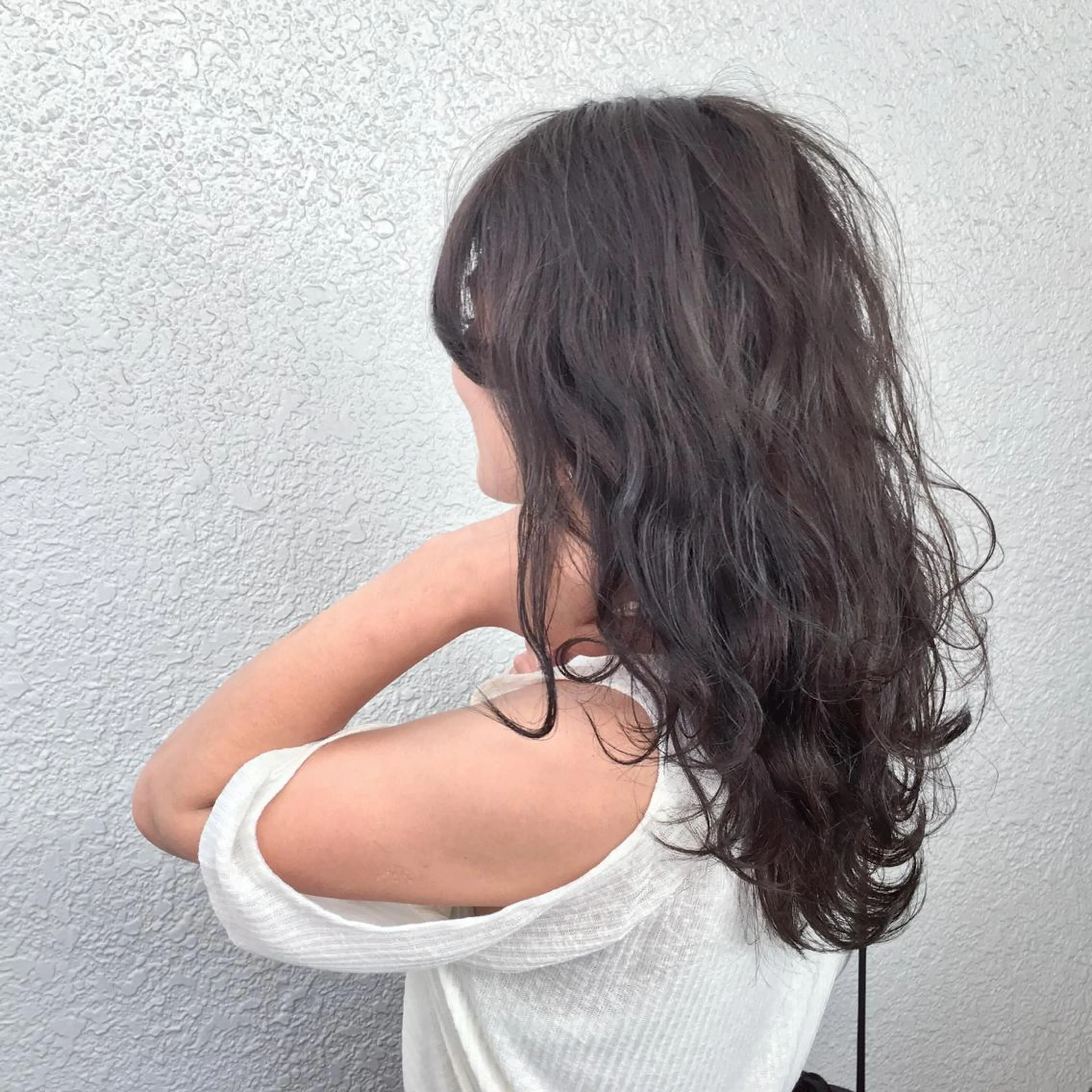 ミディアム セミロング ロング カラー パーマ ヘアアレンジ 小顔ショートヘア♪ TAKUMIのヘアスタイル