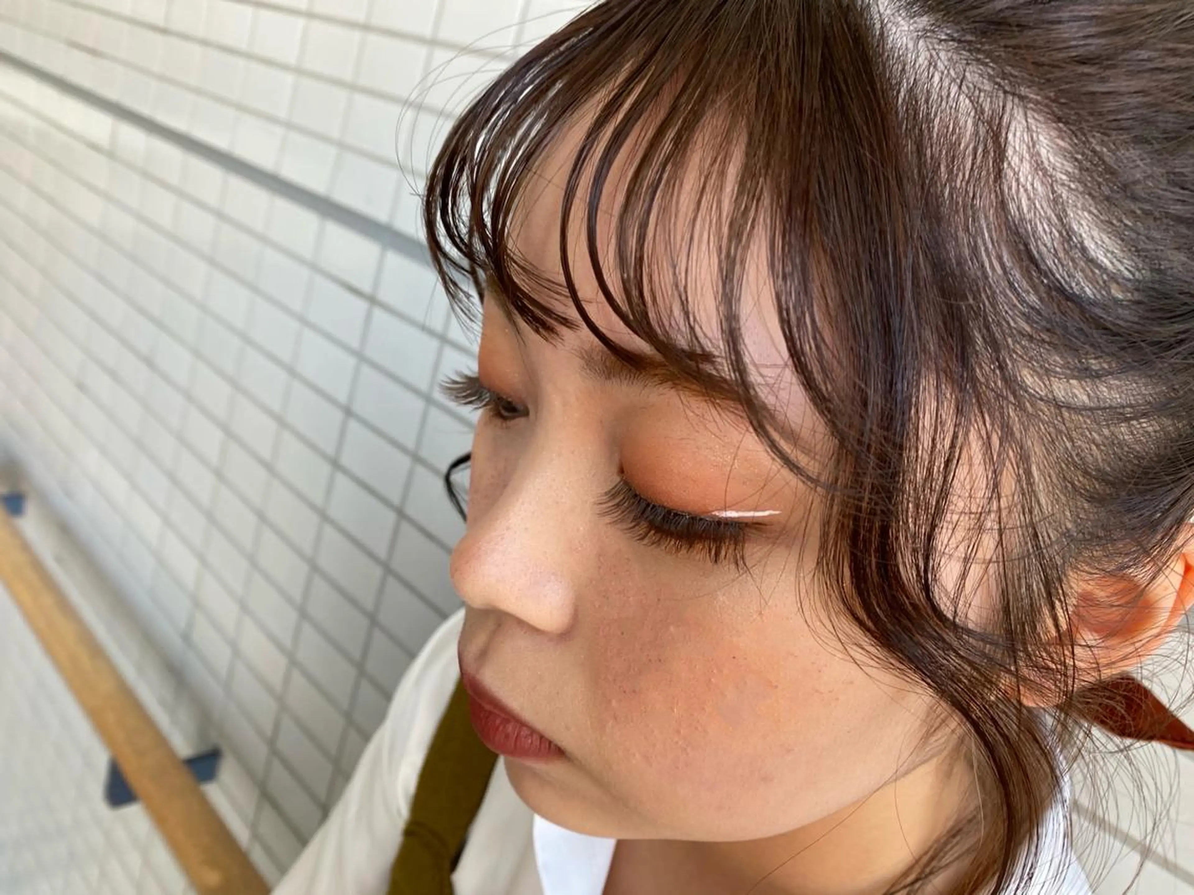 カラー ヘアアレンジ マツエク・マツパ ブリーチ ブリーチなしカラー 🌿 AYAKAのヘアスタイル