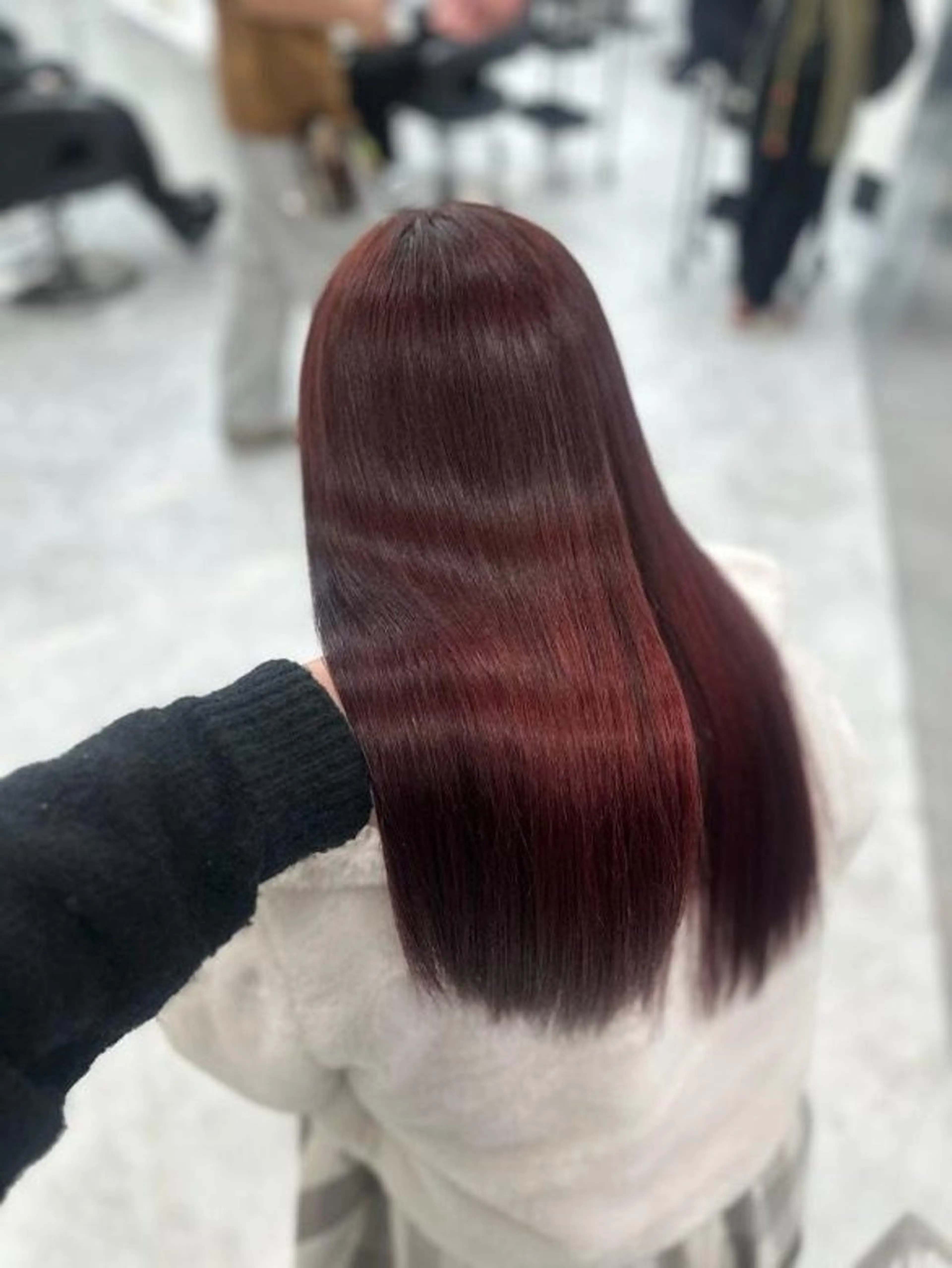 カラー ブリーチ ケアブリーチ 髪質改善 ヘアカラー トリートメント 🍒renka🍒 ボブ/ショート/暖色のヘアスタイル