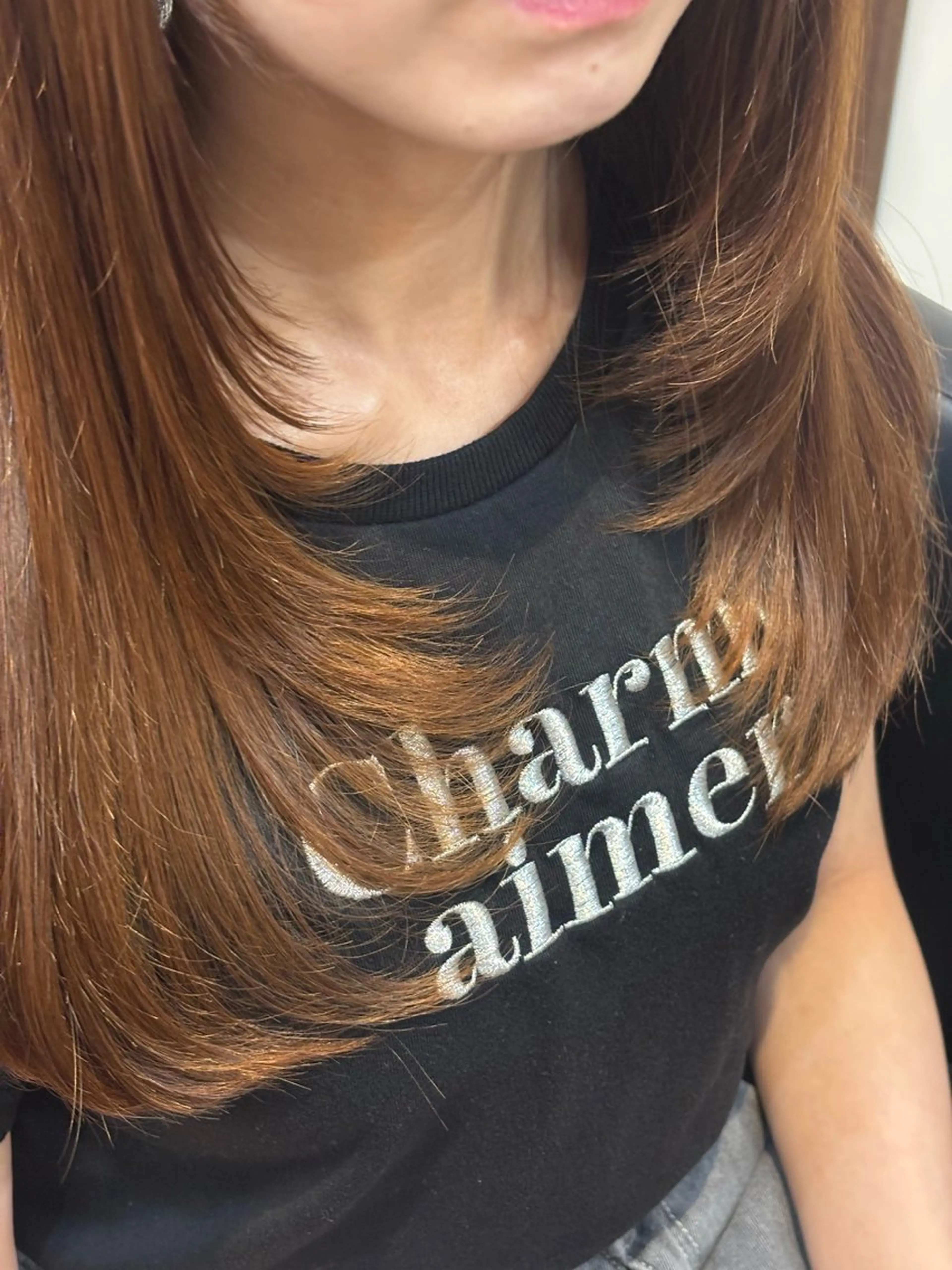 ロング レイヤーカット カット 韓国風レイヤーカット /suite ゆうめのヘアスタイル