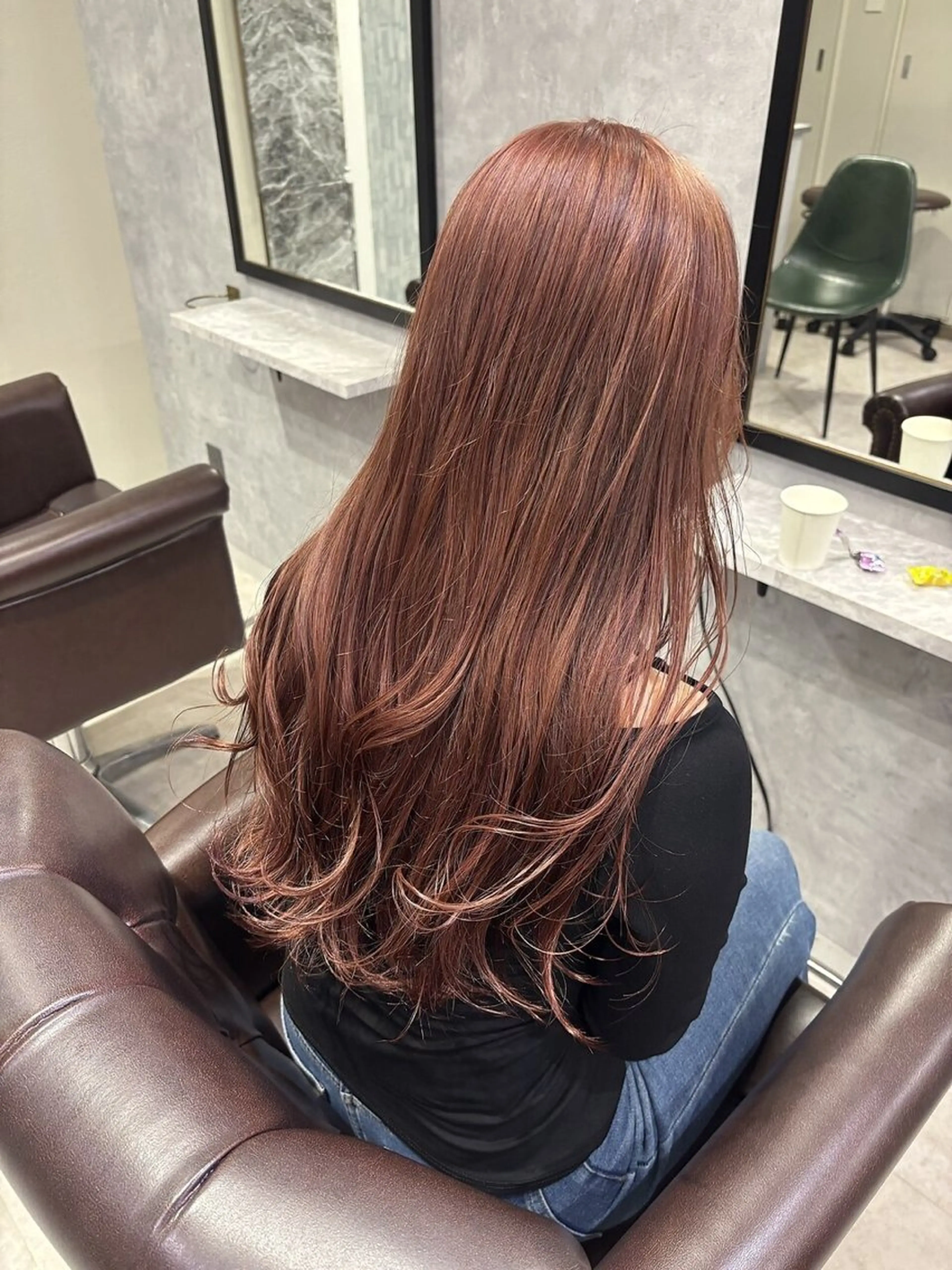 セミロング カラー ヘアカラー トリートメント 池袋/ダブルカラー GLADGE🩵のヘアスタイル