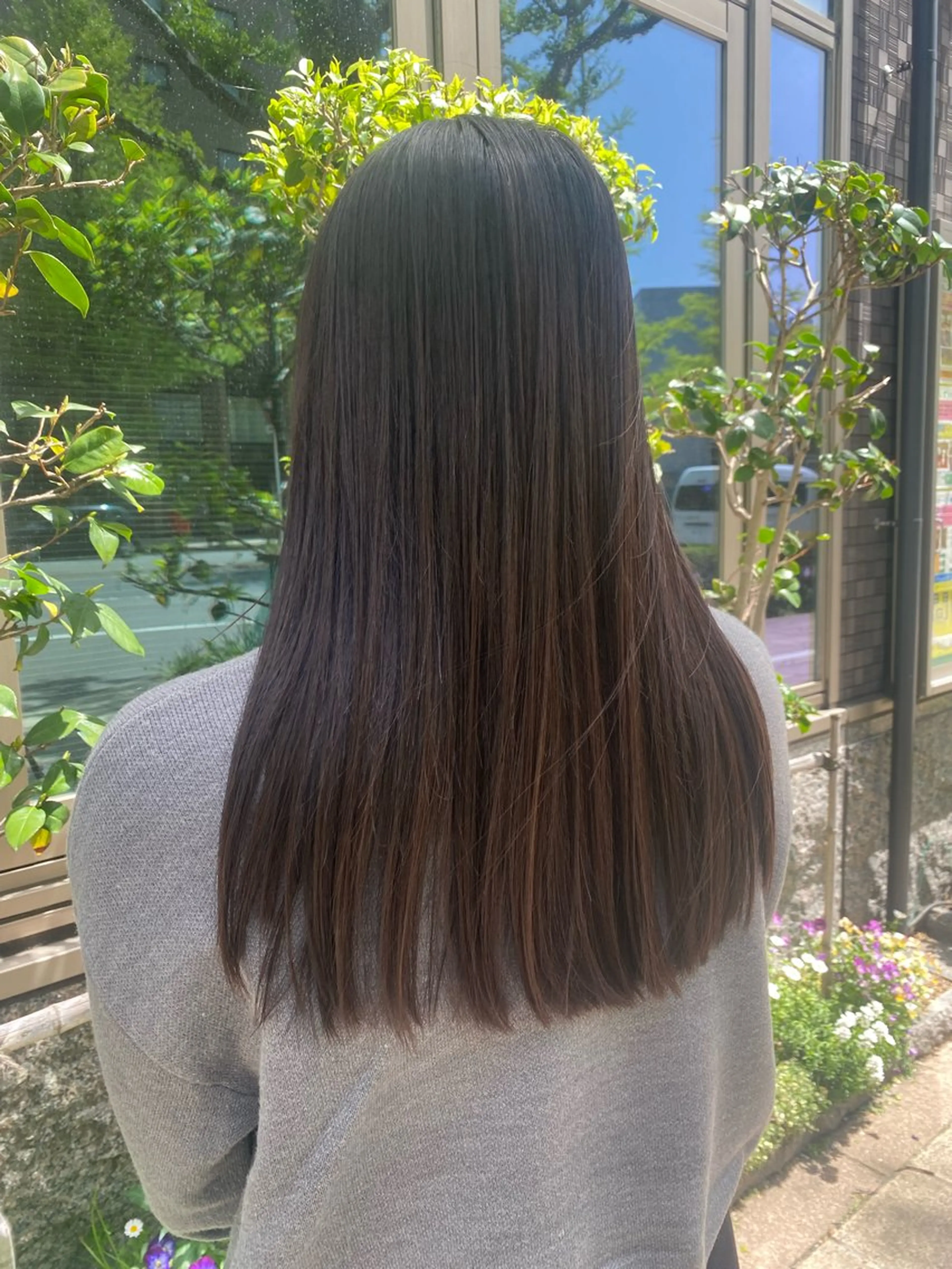 【ツヤカラー＋トリートメント】イルミナカラー＋カット＋マイクロミストTR🎨✂️🫧の写真