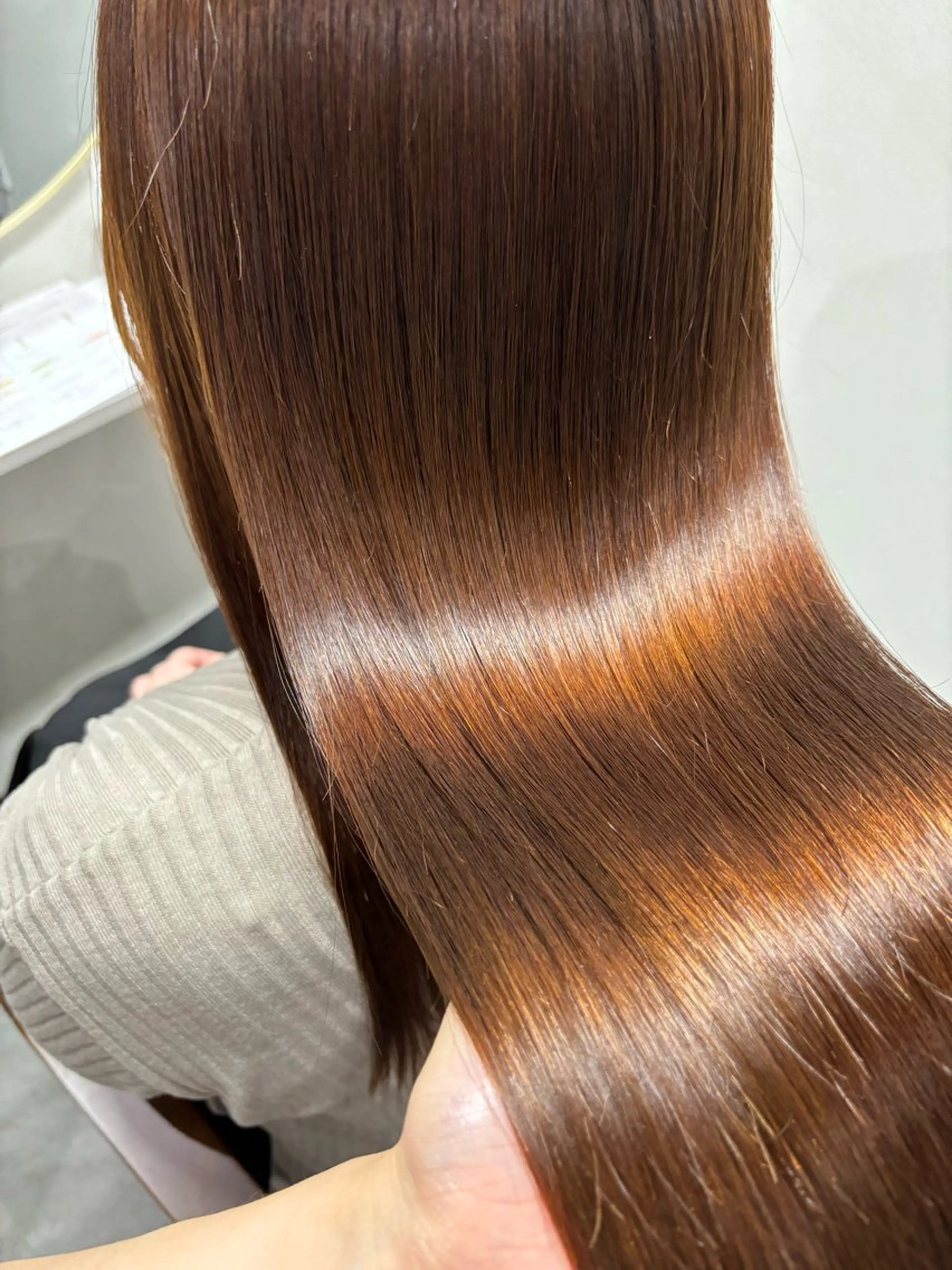 ロング カラー パーマ カット 縮毛矯正 トリートメント 髪質改善&Spa fee by carrefour 大橋店[フィー・バイ・カルフール大橋]所属・stylist Yukieのヘアスタイル