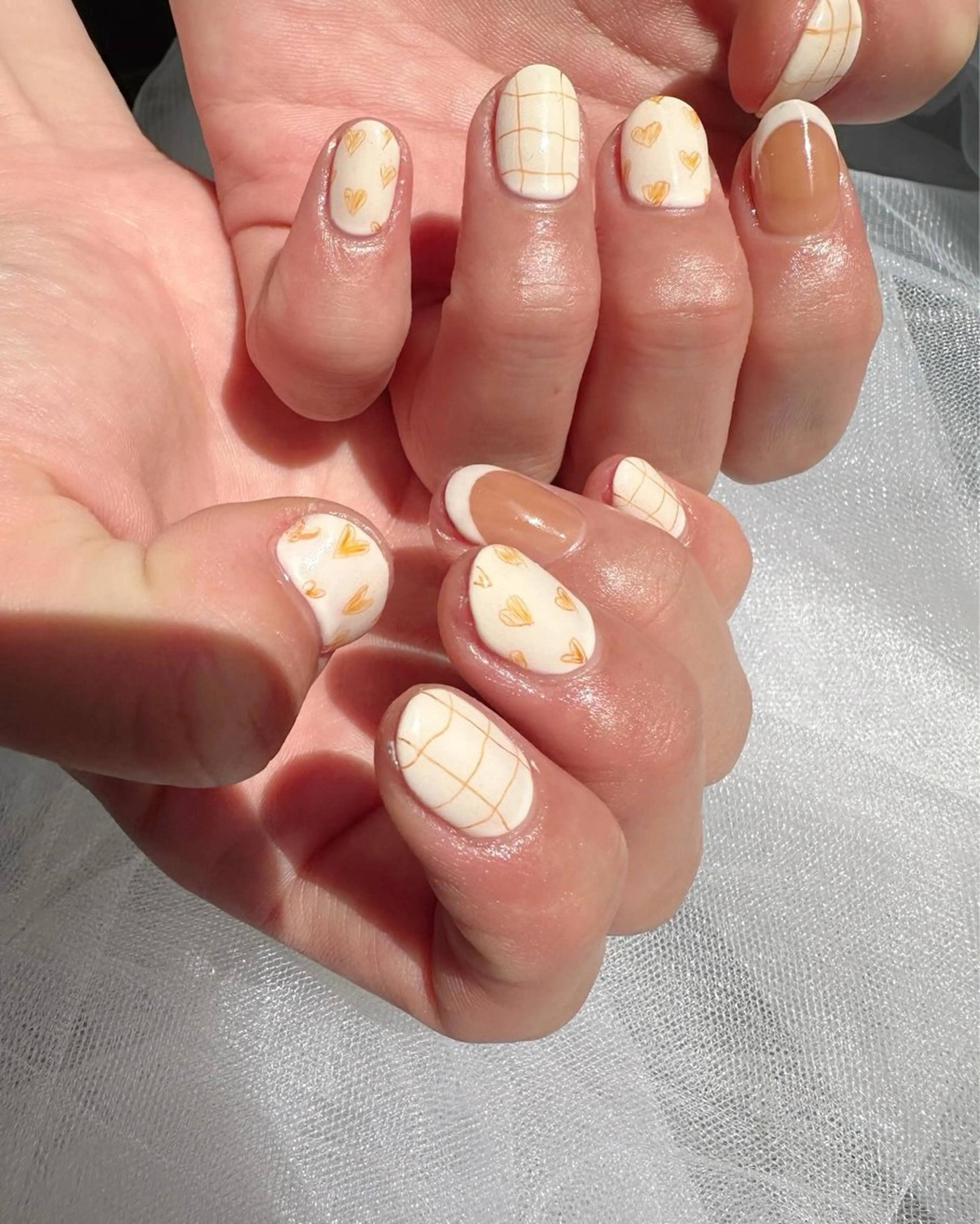 ネイル アートネイル フレンチネイル 氷ネイル・うるうるネイル 韓国ネイル ニュアンスネイル 🪞KAPE NAIL 🪞のネイルデザイン