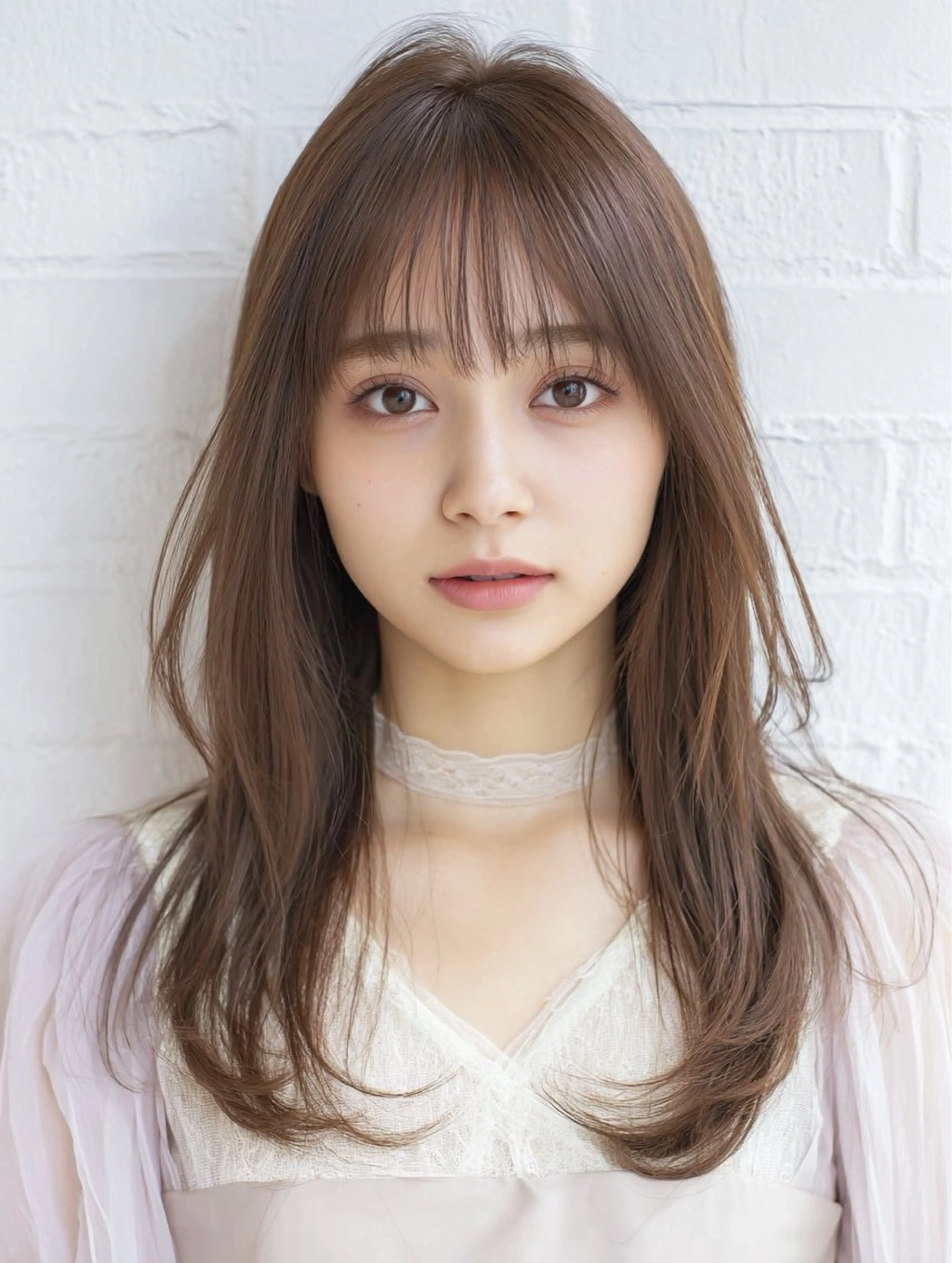 セミロング レイヤーカット カット ヘアカラー トリートメント Link mili ゆうすけのヘアスタイル