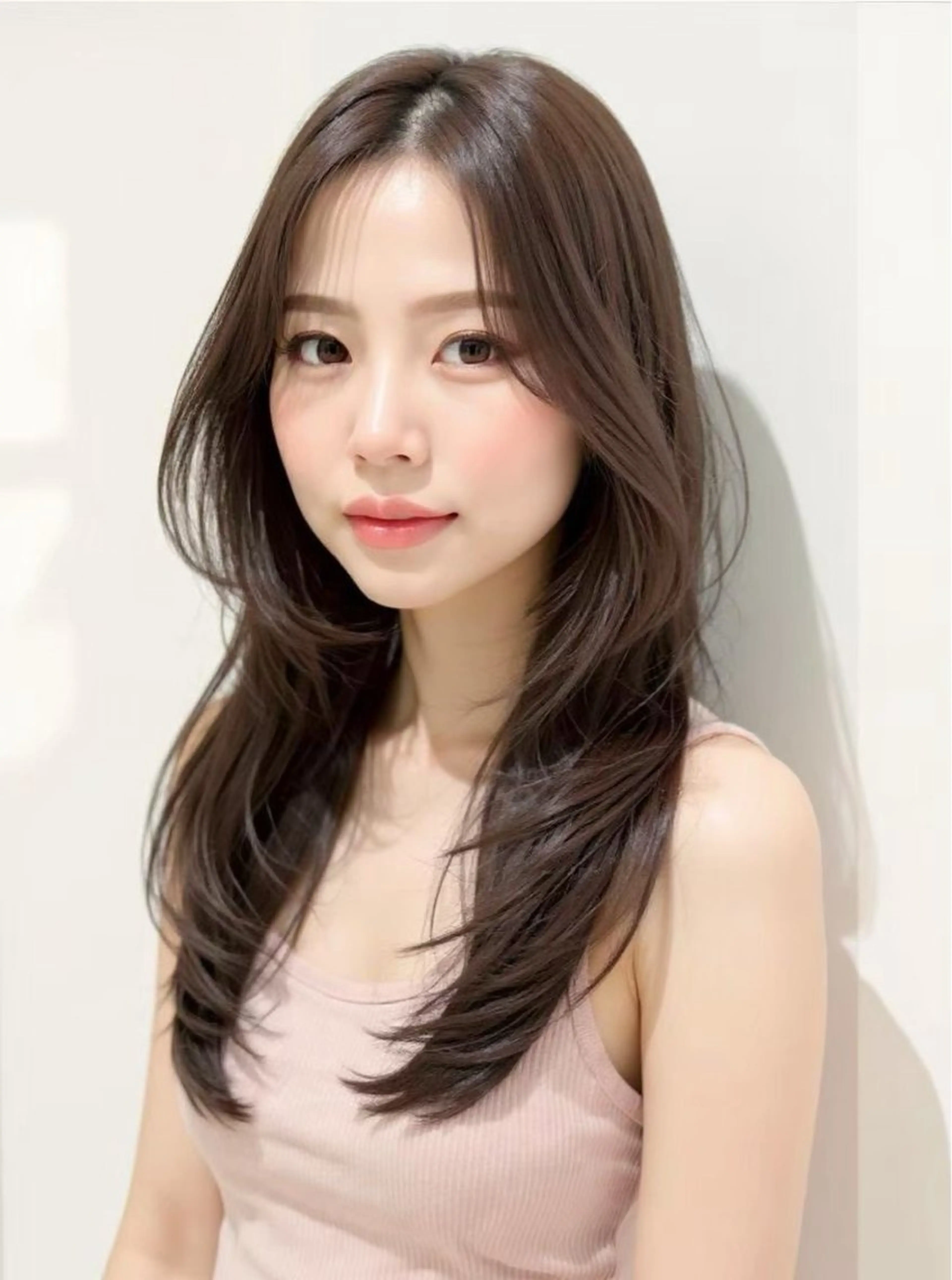 ロング 縮毛矯正 カット 縮毛矯正 トリートメント nex  the salon vlow所属・【韓国×美髪】 ANRIのヘアスタイル