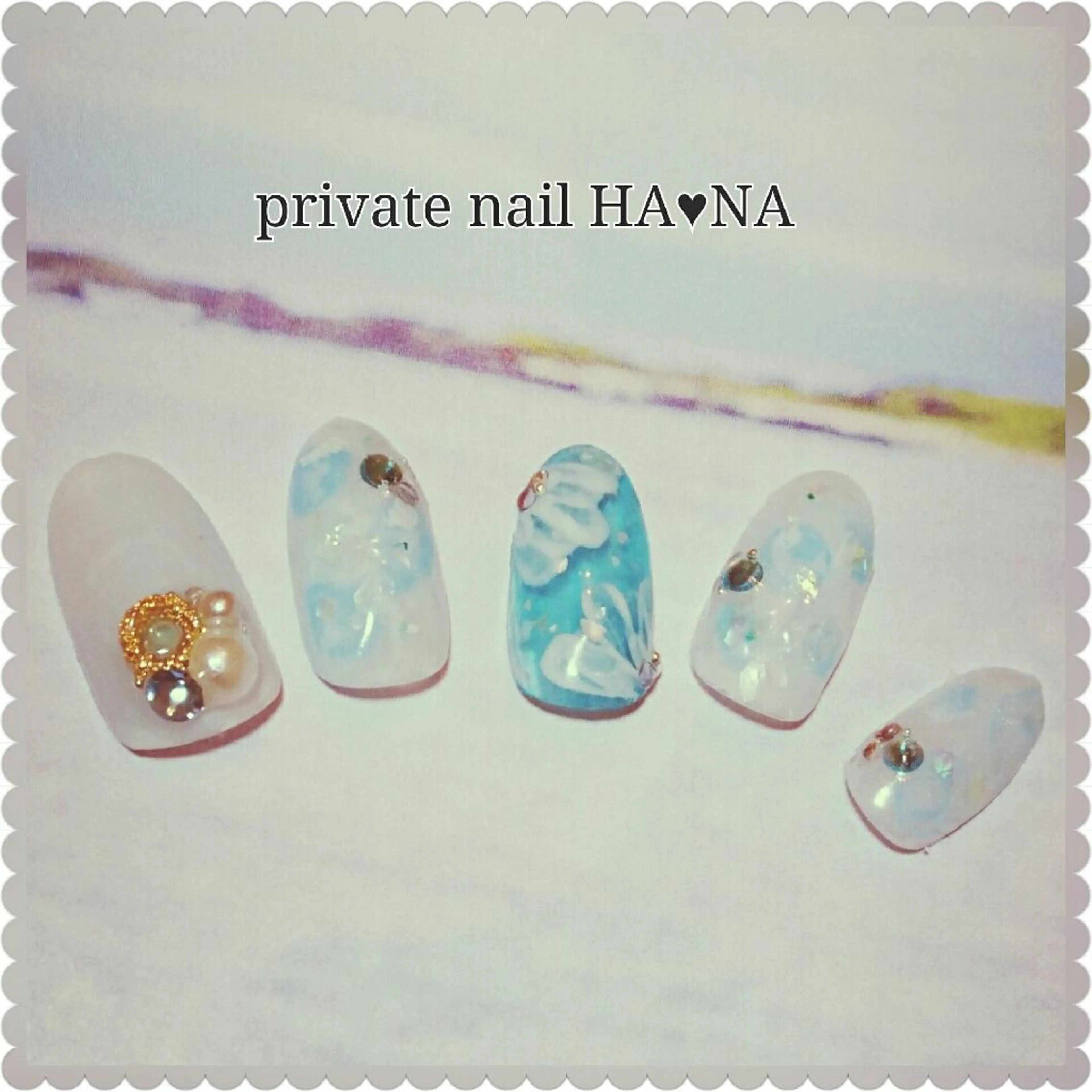 ショート ミディアム セミロング ロング カラー メンズ キッズ ネイル まつエク プライベートサロン HA♥NAのマツエク・マツパデザイン