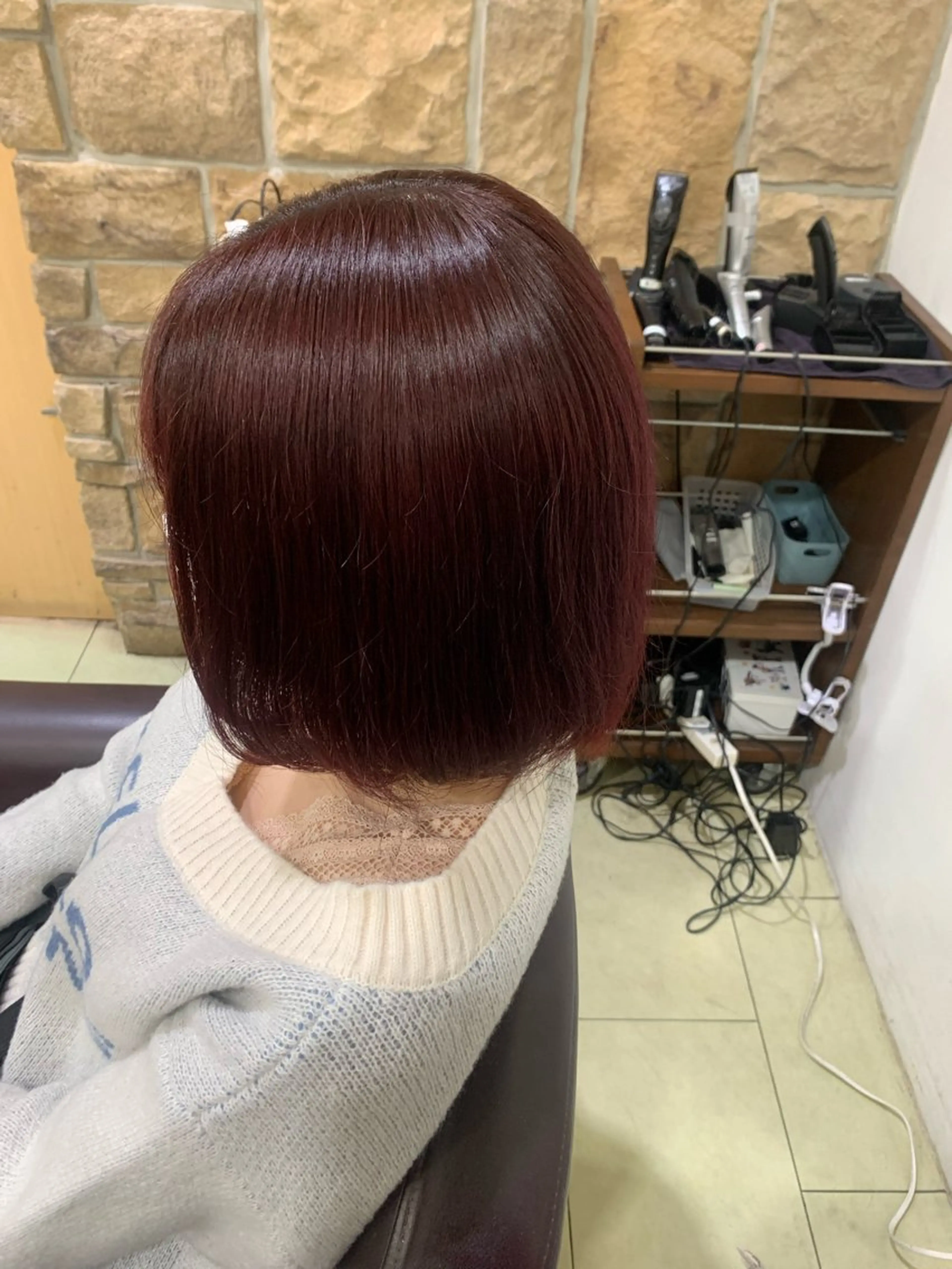 カラー メンズカットパーマ 【フェザーパーマ】のヘアスタイル