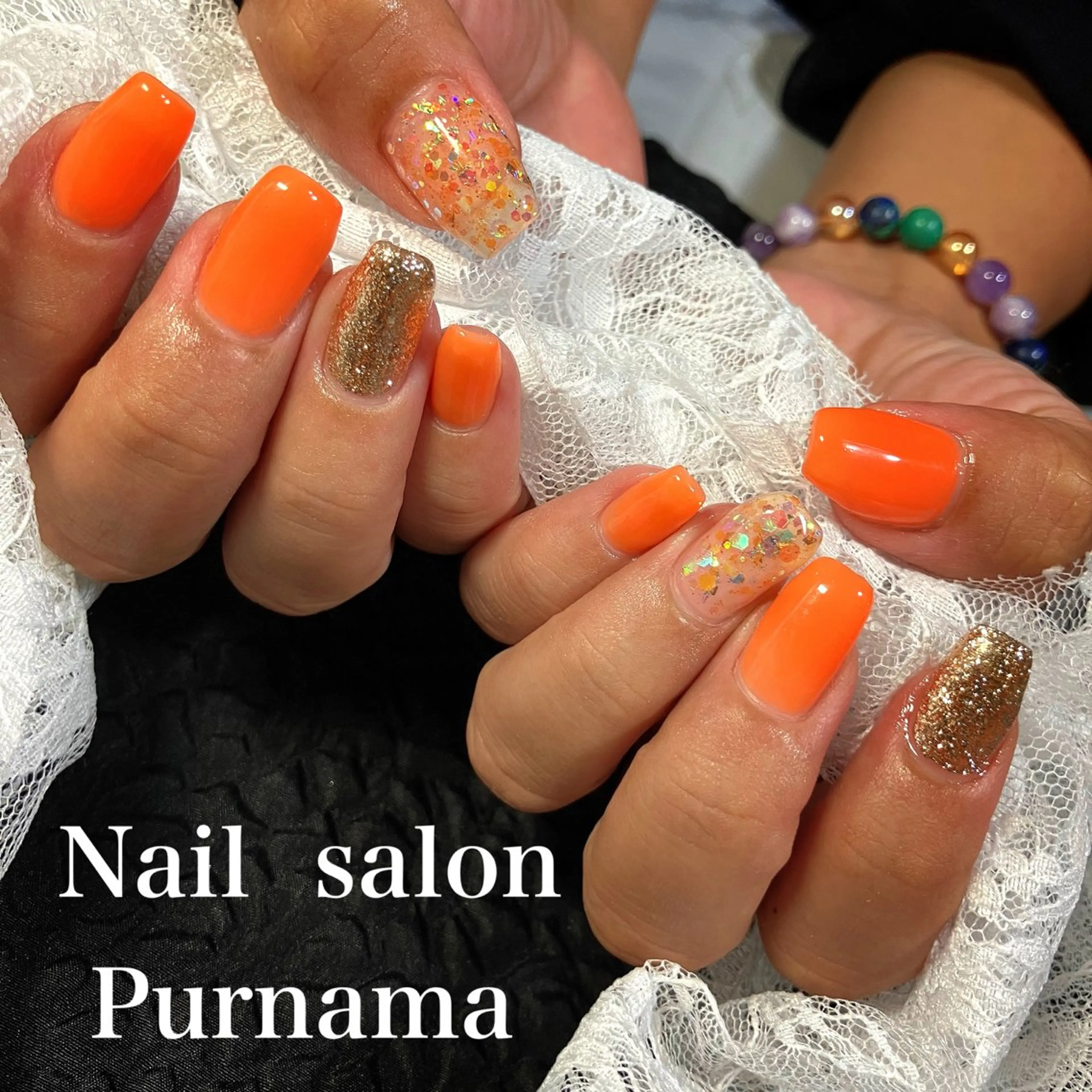 ネイル ハンドネイル Purnama(ﾌﾟﾙﾅﾓ)所属・Purnama あきのネイルデザイン