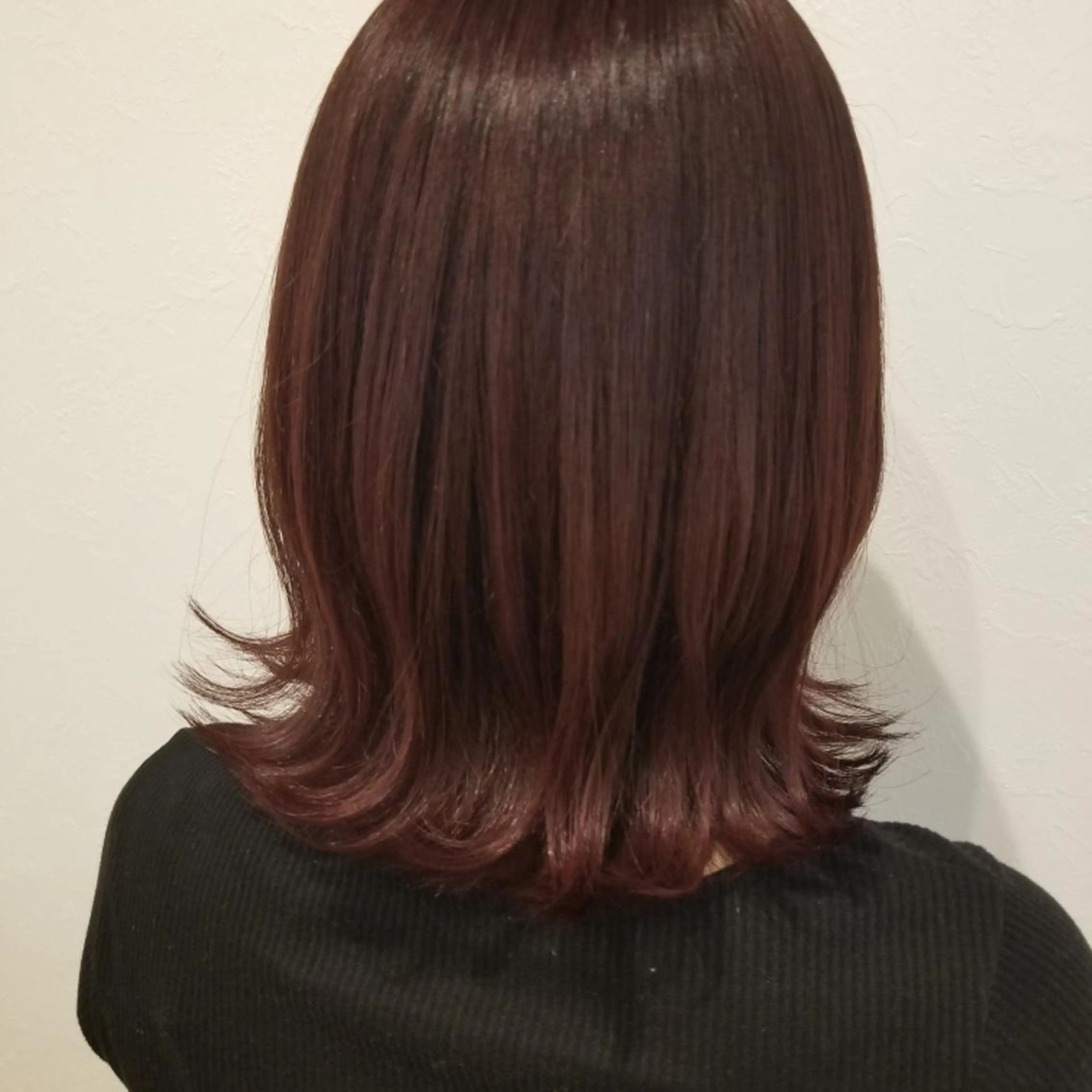 ミディアム 切りっぱなしボブ ボブ 外ハネヘア 【ネウィ天王寺 】seiyaのヘアスタイル