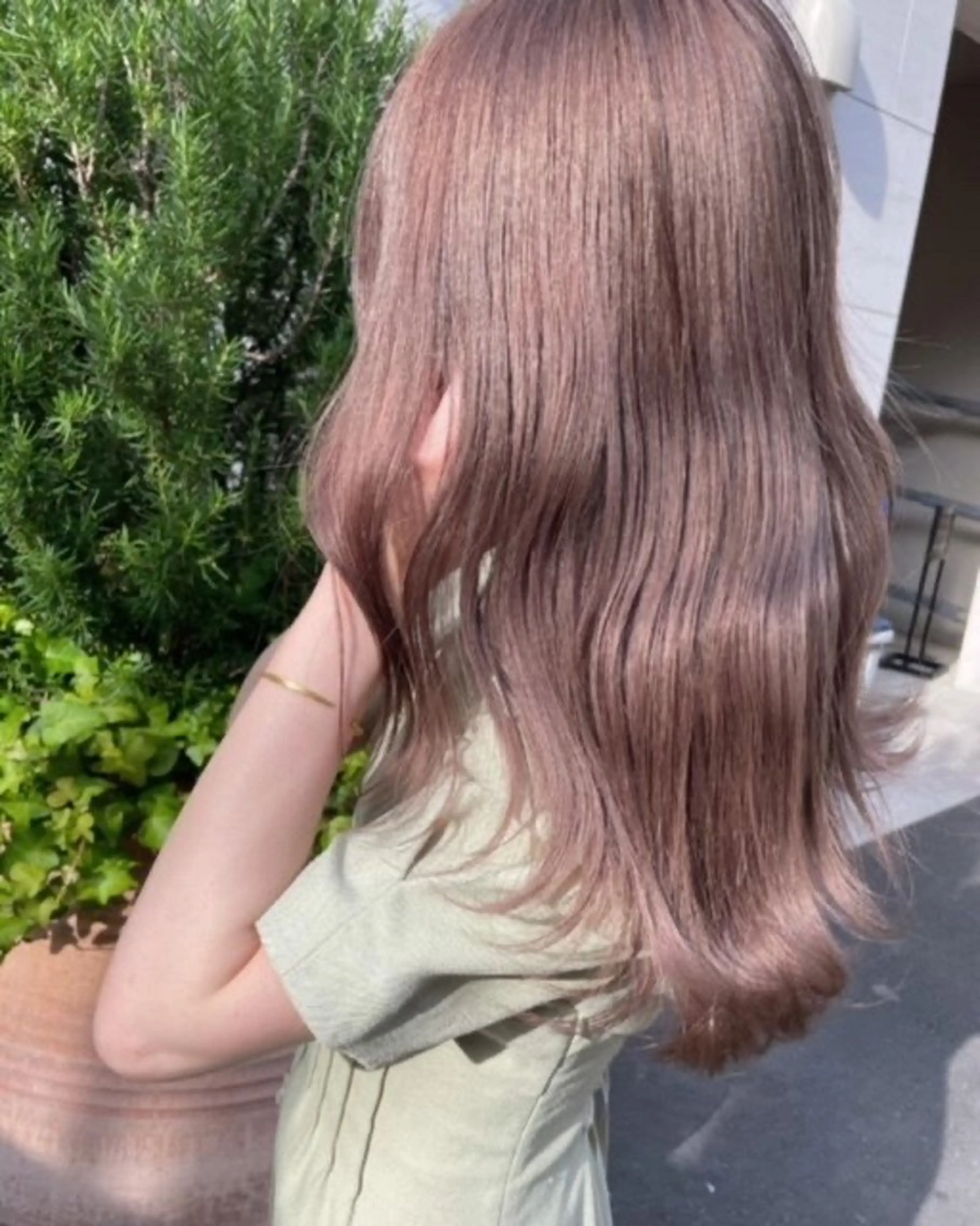 セミロング 飯田 胤のヘアスタイル