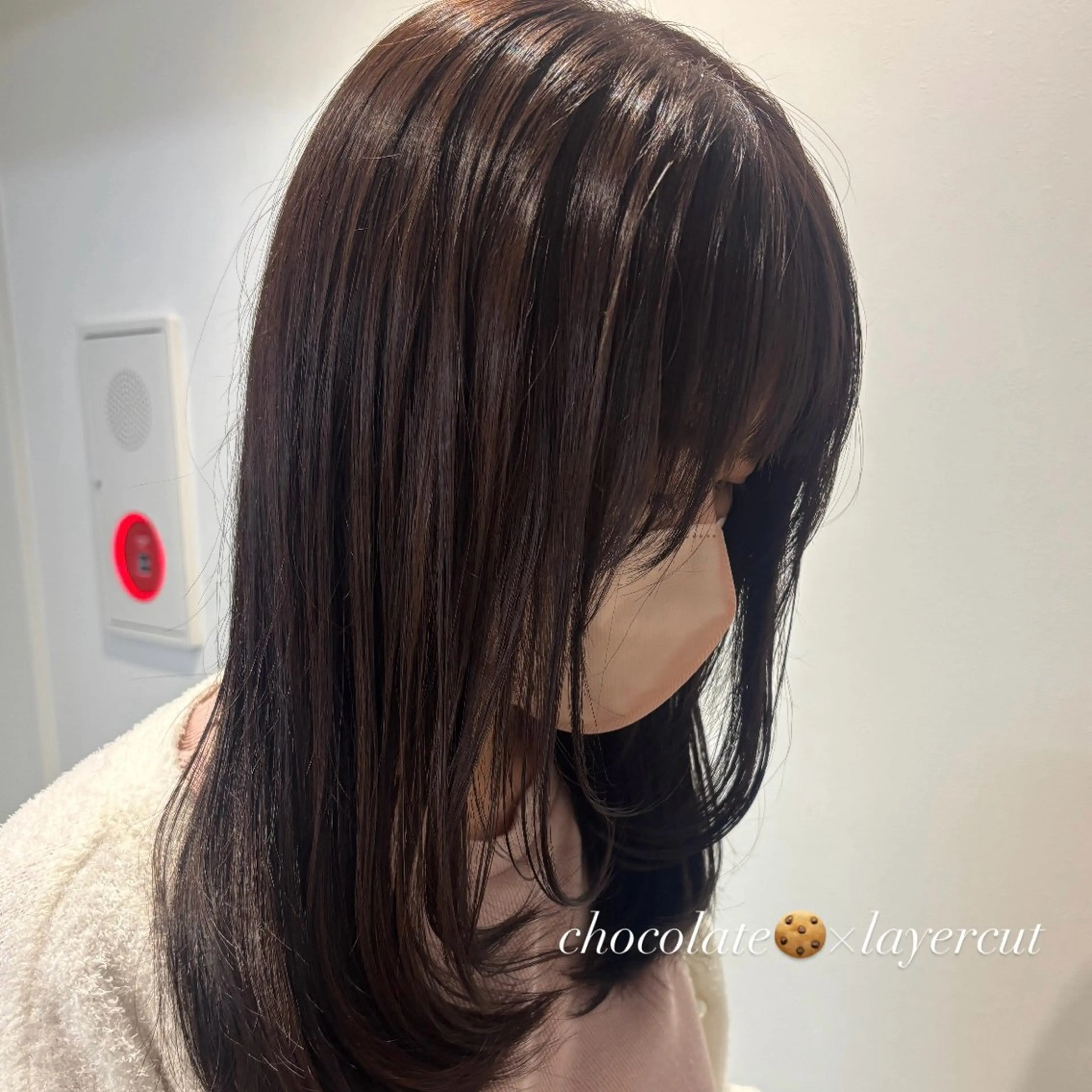 ロング カラー レイヤーカット SALONDEJOE所属・かどた はるなのヘアスタイル