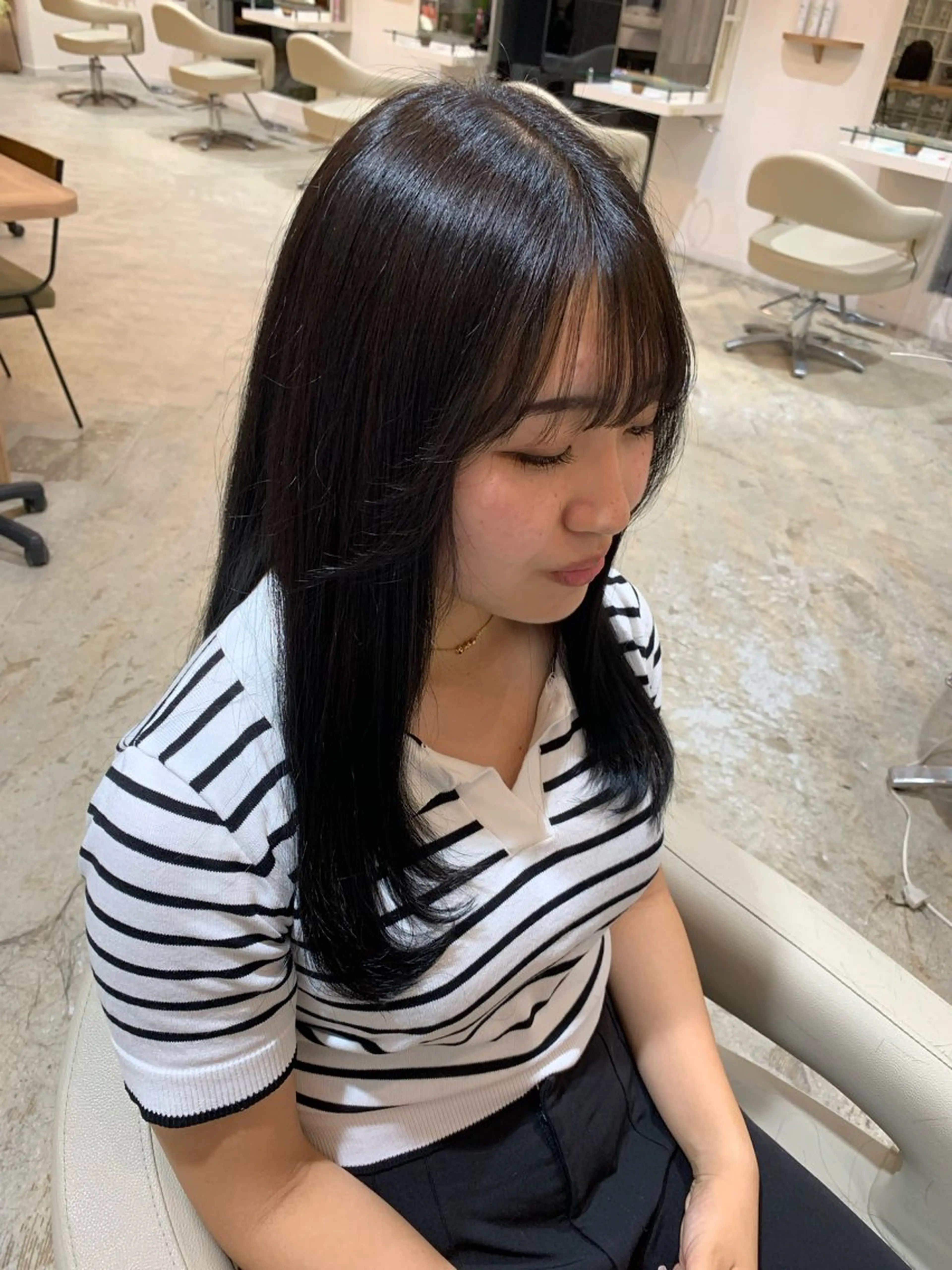 ロング 金山 美祐のヘアスタイル