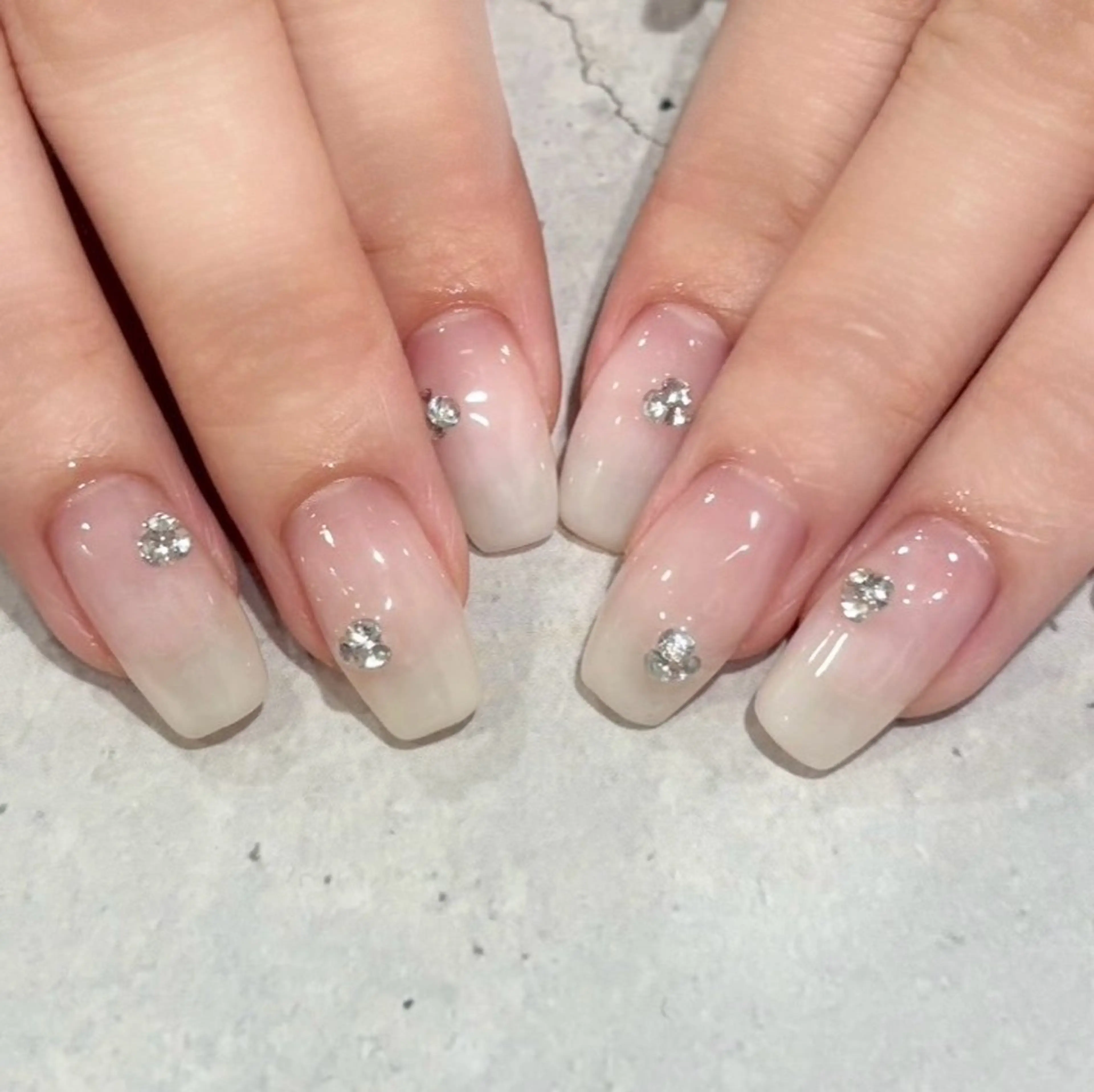 グラデーションネイル(オフなし)の写真