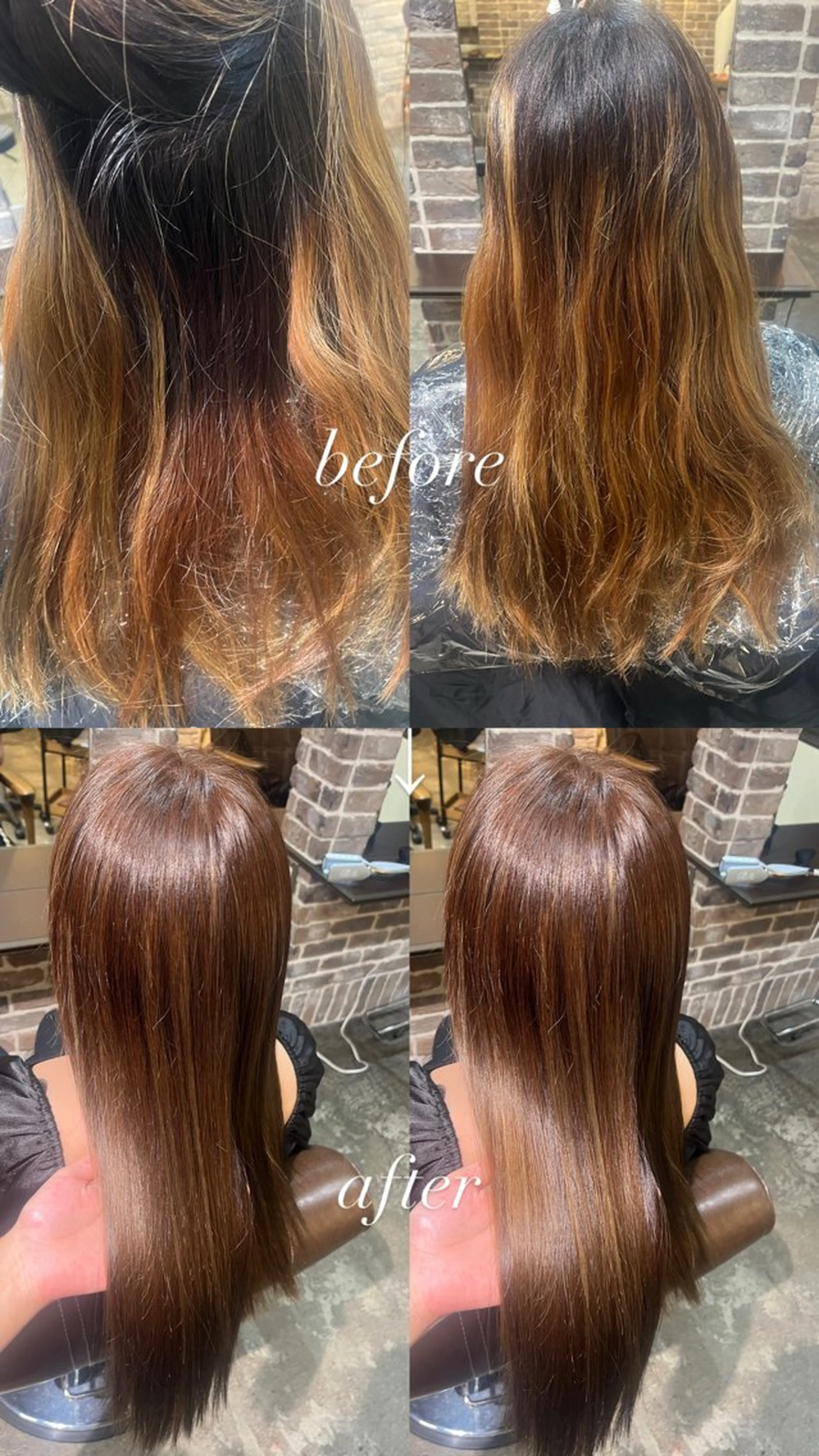 ロング カット ヘアカラー トリートメント ACROあべの店所属・徳田 真緒のヘアスタイル