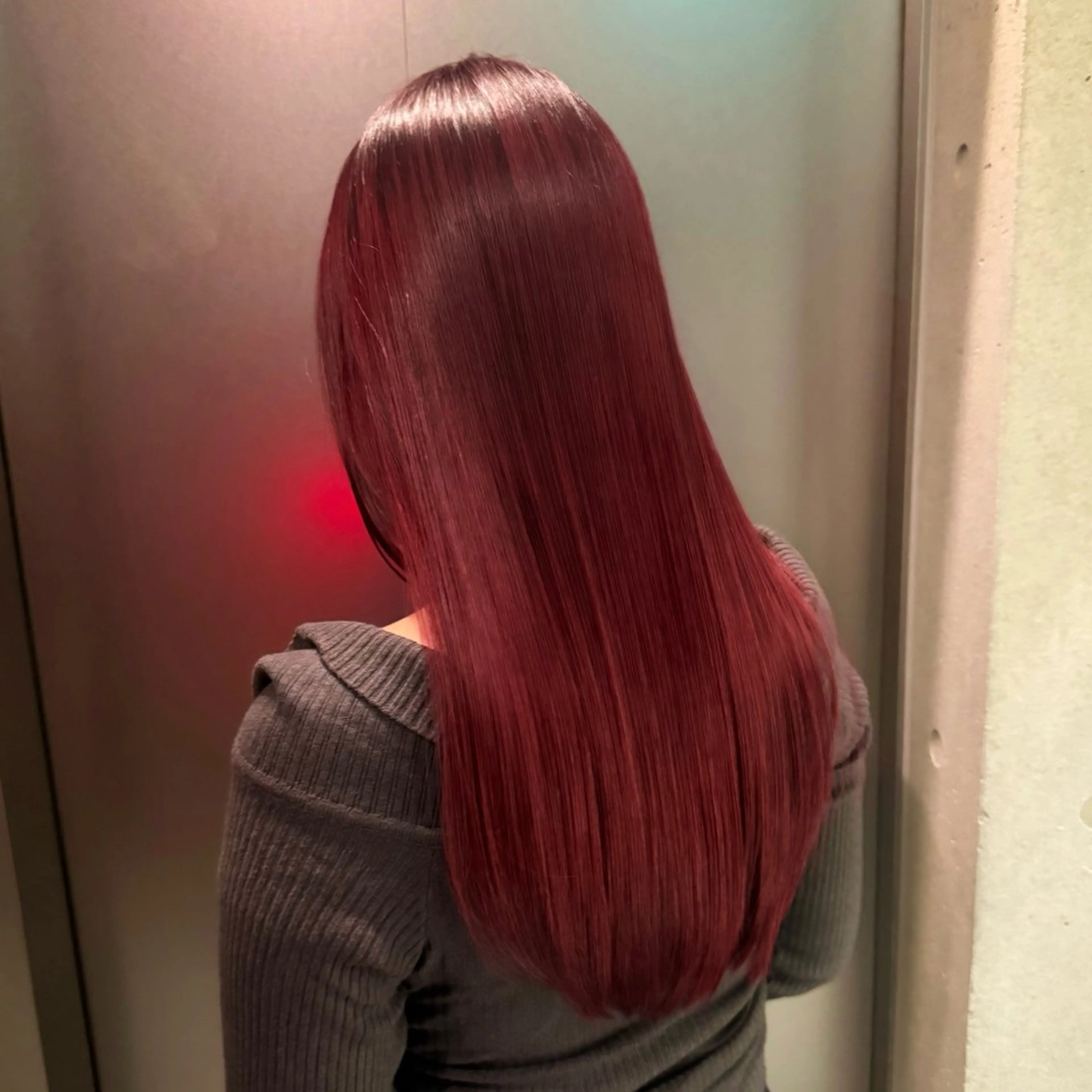 ロング カラー カット ヘアカラー トリートメント 🎃似合わせ暖色/ 抜け感レイヤー/ゆいのヘアスタイル