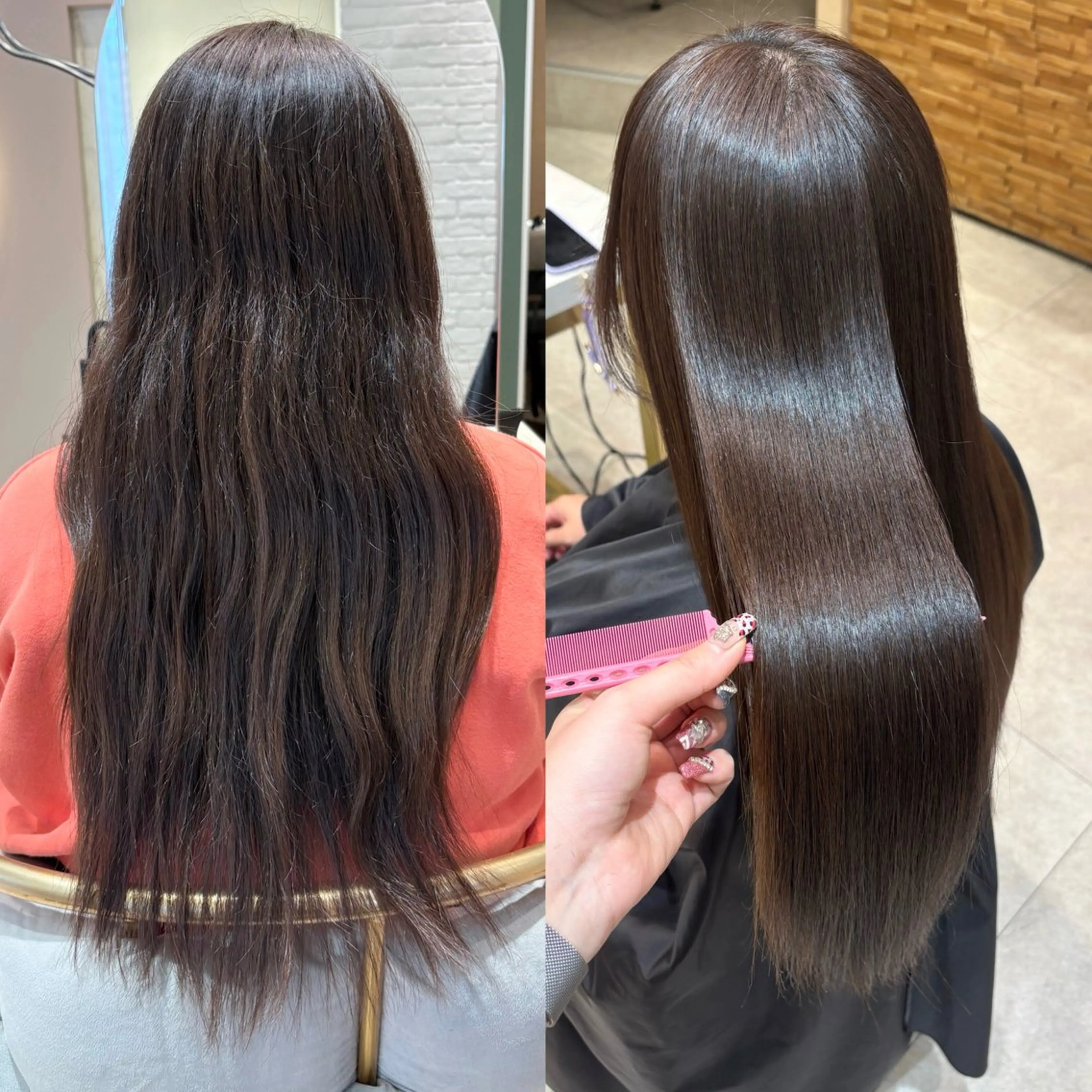 ロング 縮毛矯正 縮毛矯正 篠田 梓♡縮毛矯正 モデル募集中のヘアスタイル