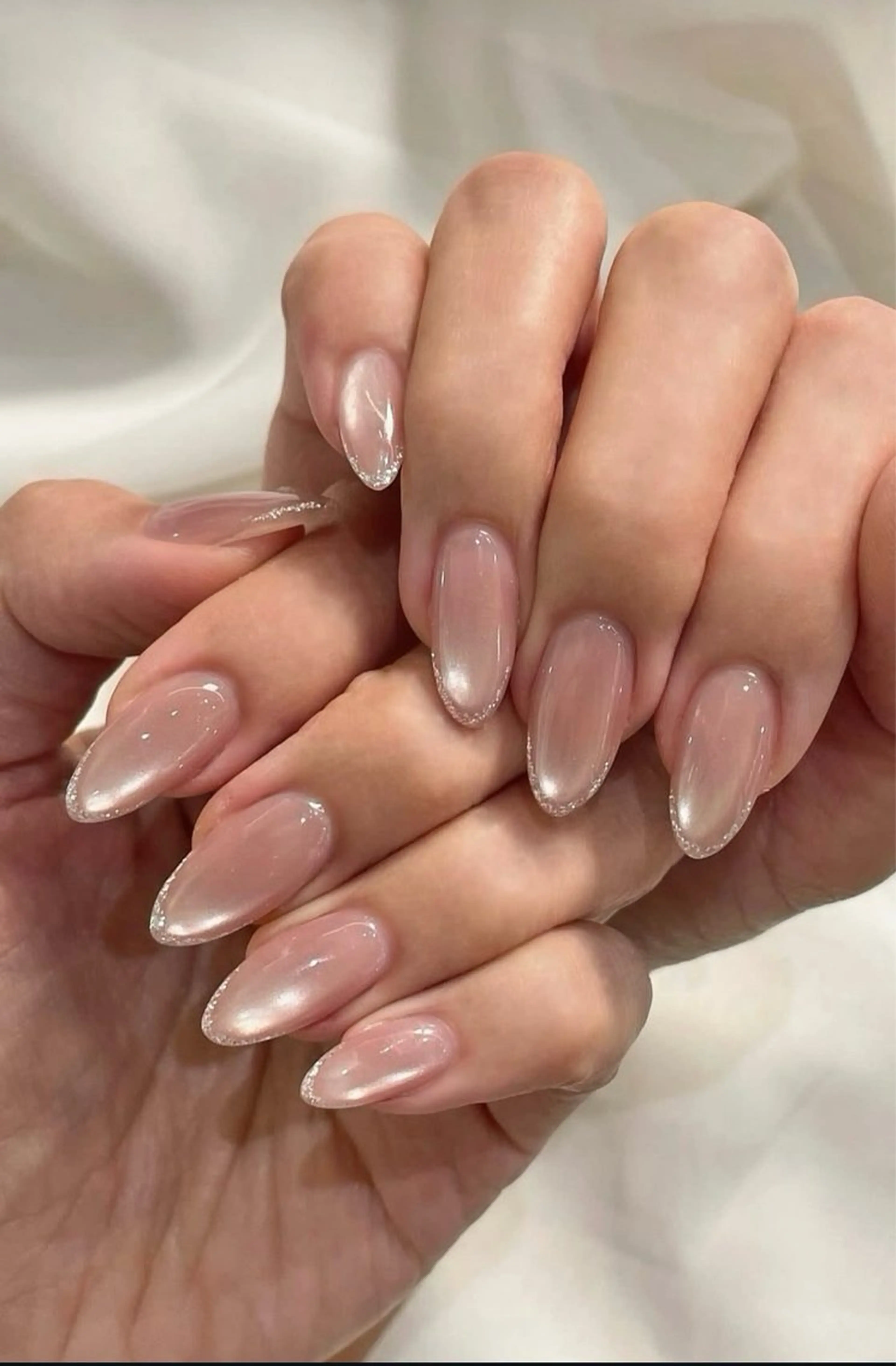 ネイル アートネイル オーロラネイル ブルー チークネイル フットネイル NICY NAIL所属・NICY NAIL 池袋のネイルデザイン