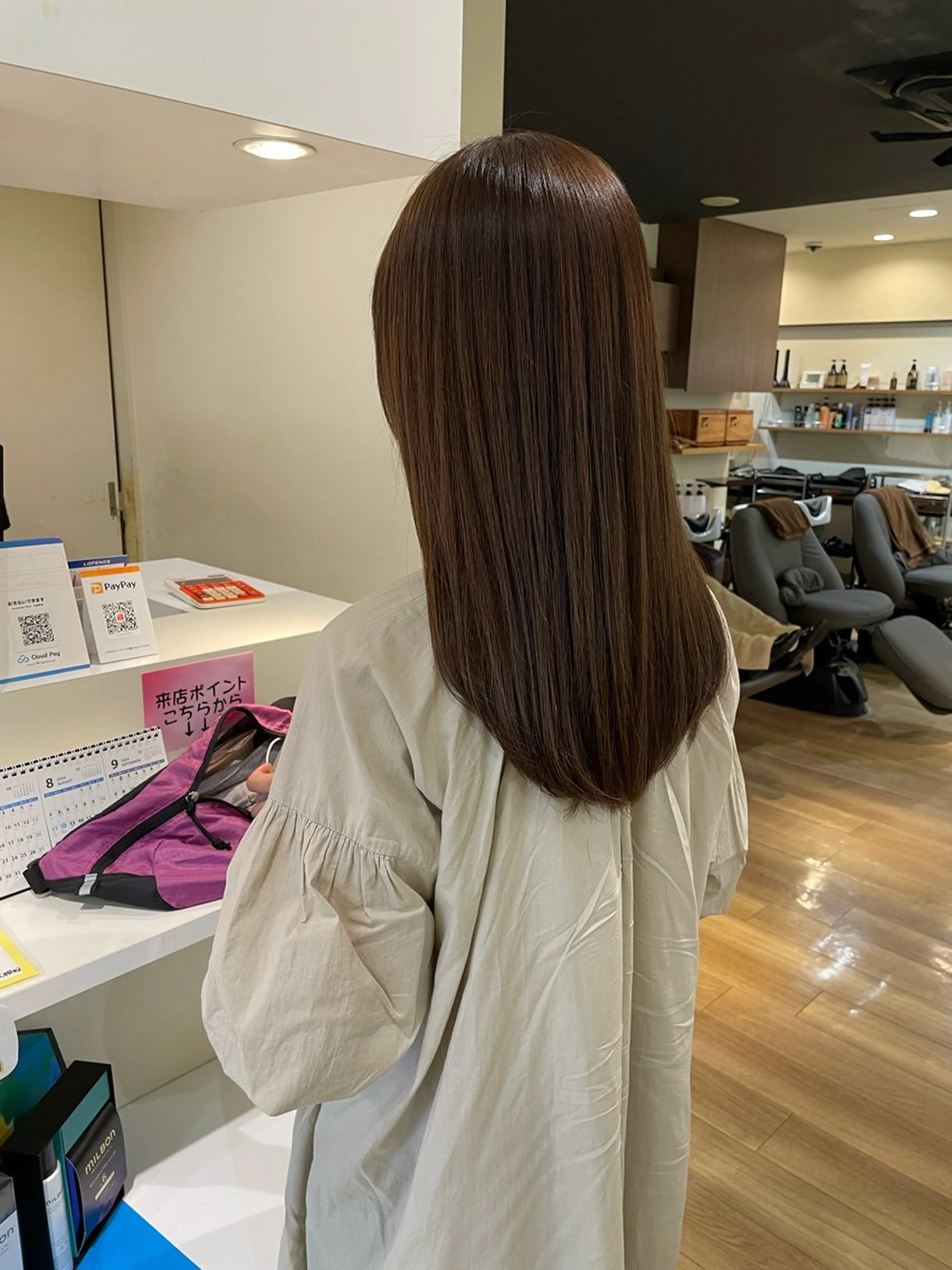 ロング カラー カット ヘアカラー トリートメント 韓国レイヤー🎀/ 顔周り特化🎀/豊田のヘアスタイル