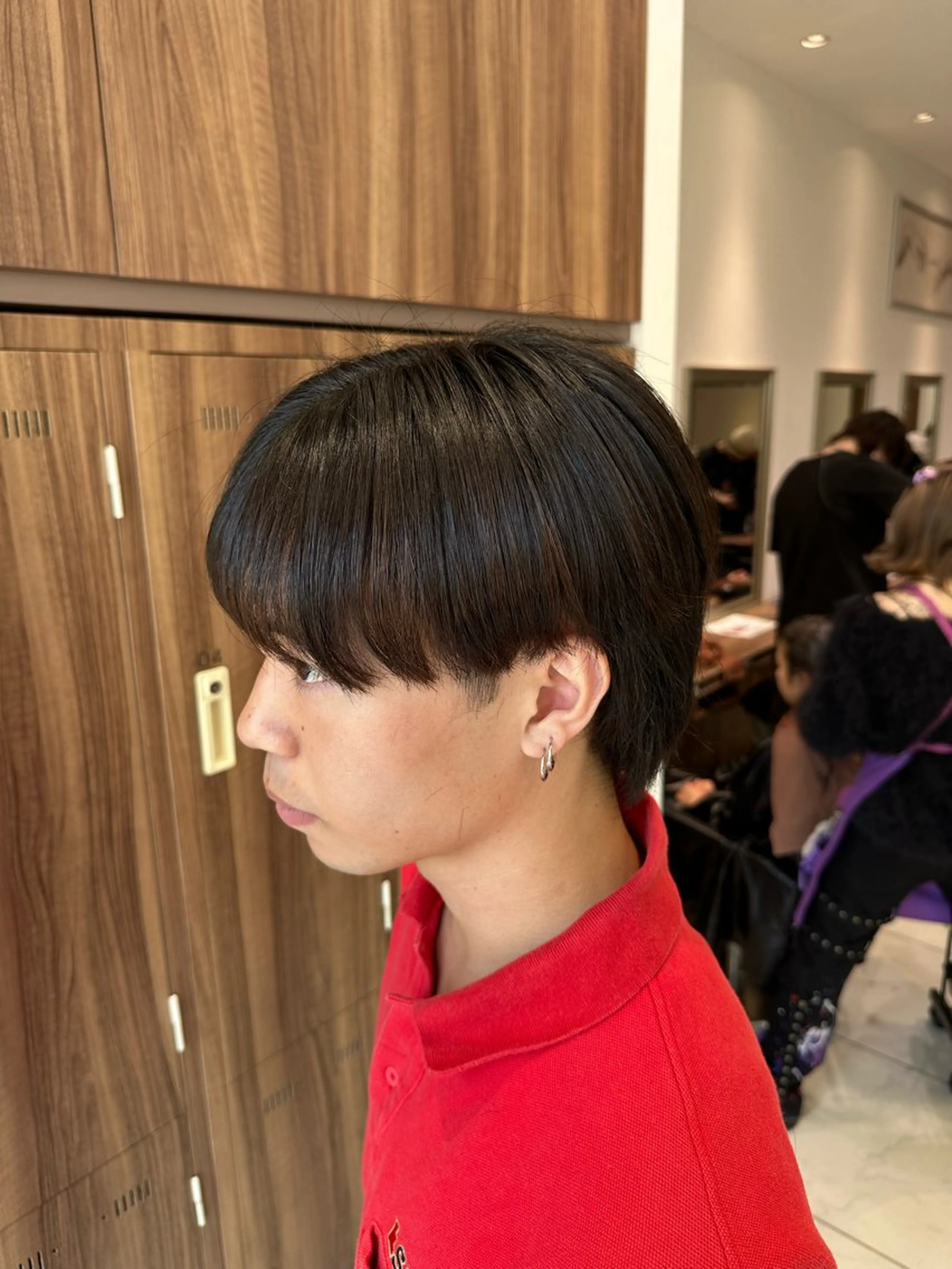 メンズ マッシュウルフ マッシュ メンズウルフカット ウルフカット カット メンズカット/進藤 龍之介のヘアスタイル