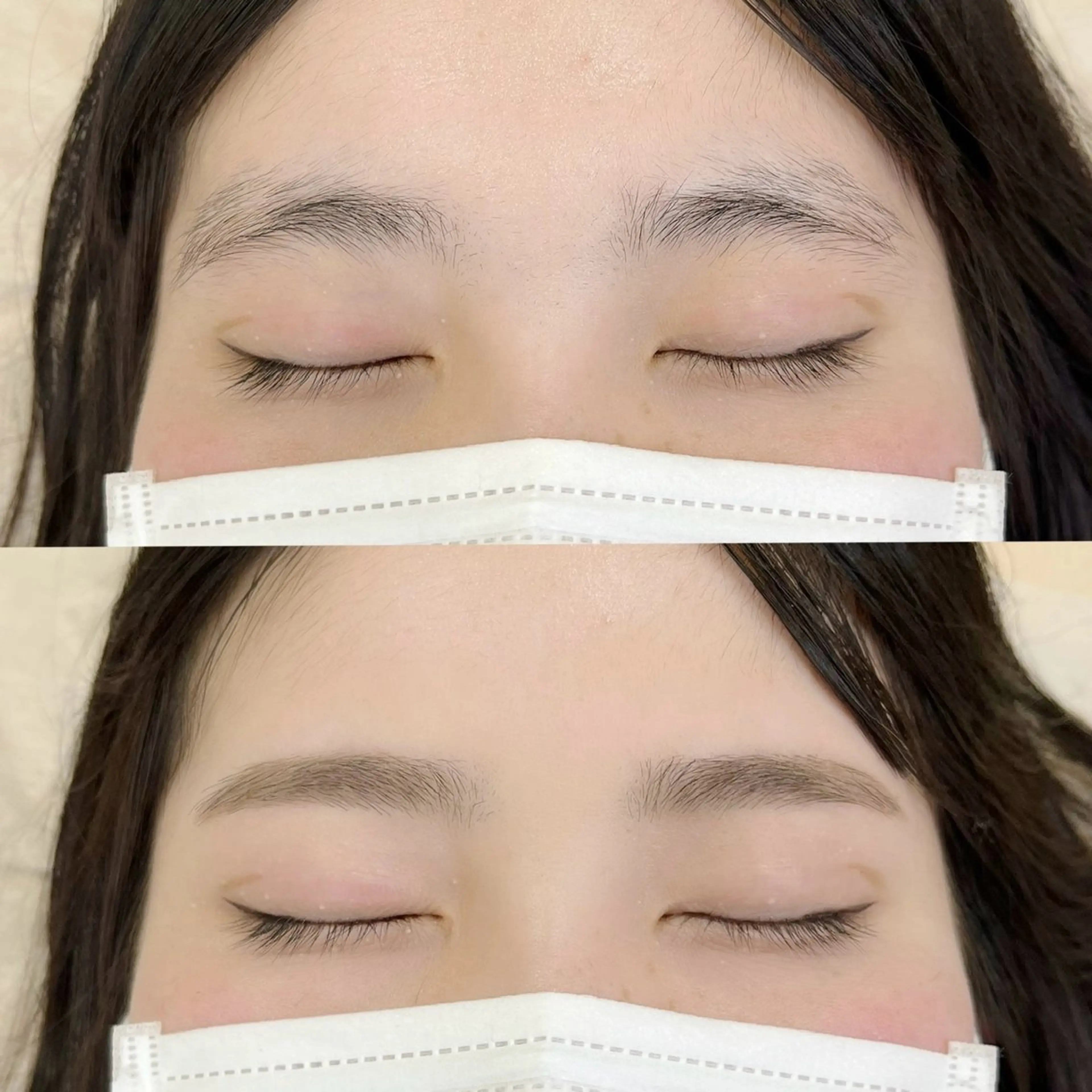 アイブロウ ワックス脱毛 eyelist yuzukiのマツエク・マツパデザイン