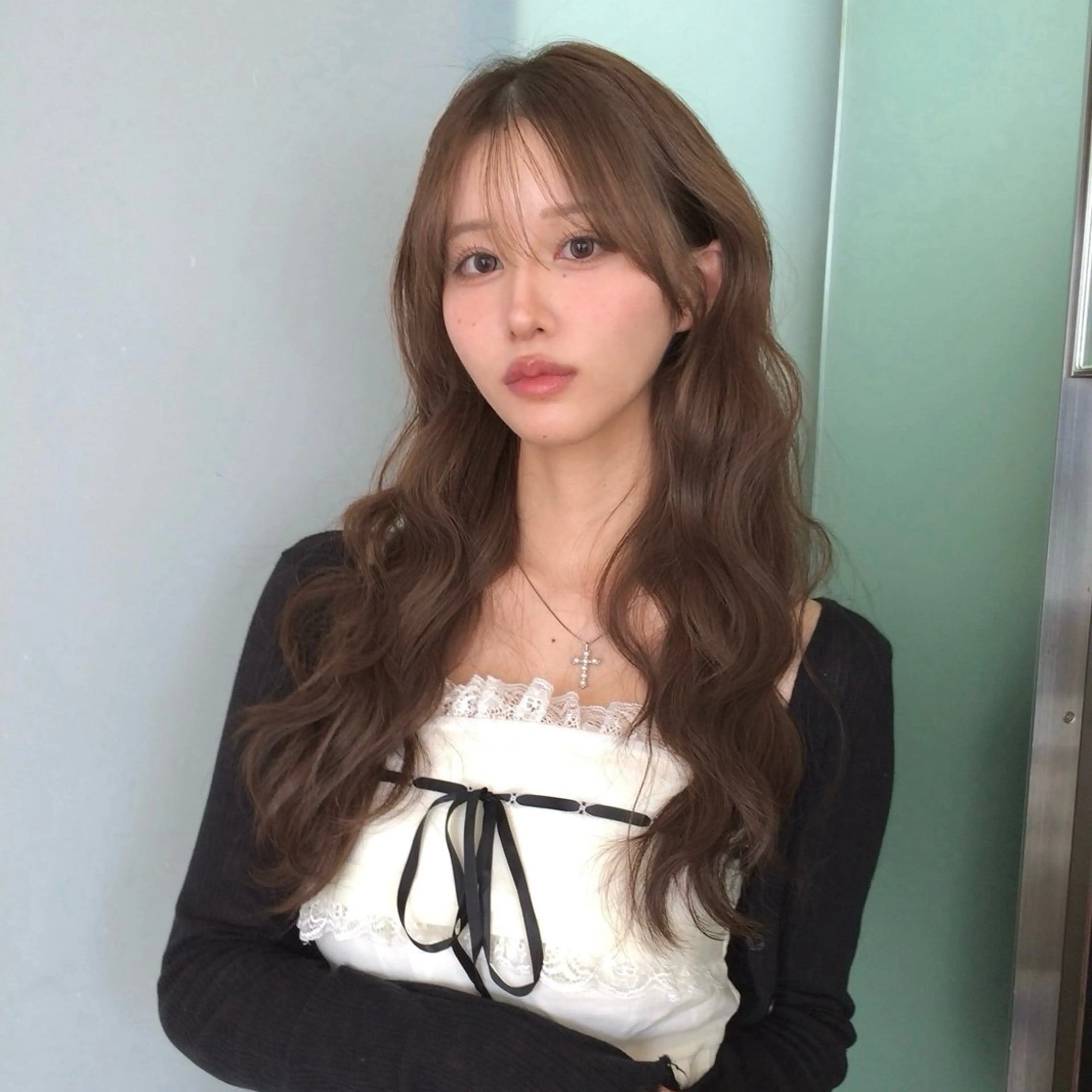 ロング レイヤーカット カット 大久保 桃夏のヘアスタイル