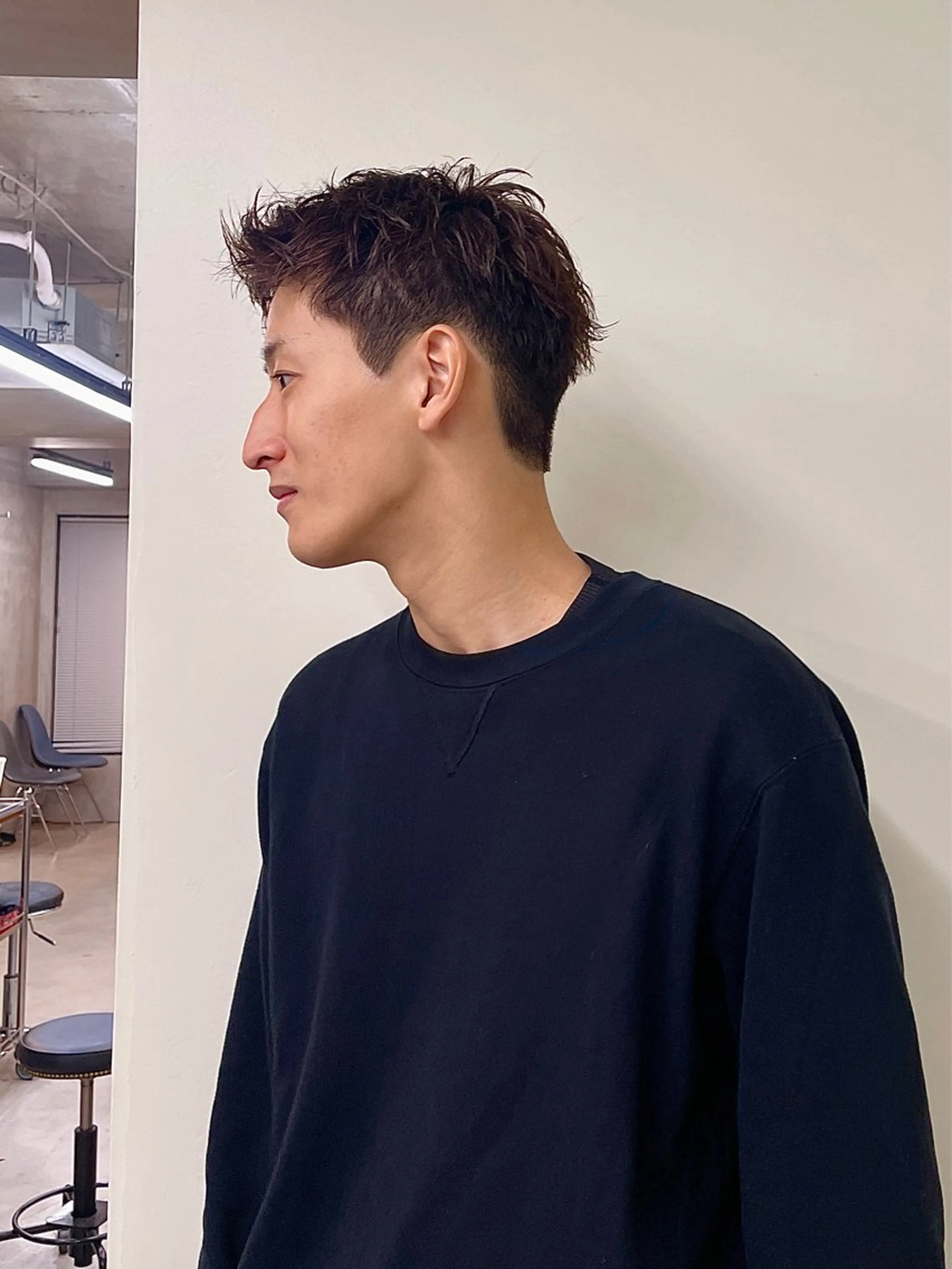 メンズ スパイキーショート siki côoper所属・カットモデル募集 横浜美容室/hanaのヘアスタイル