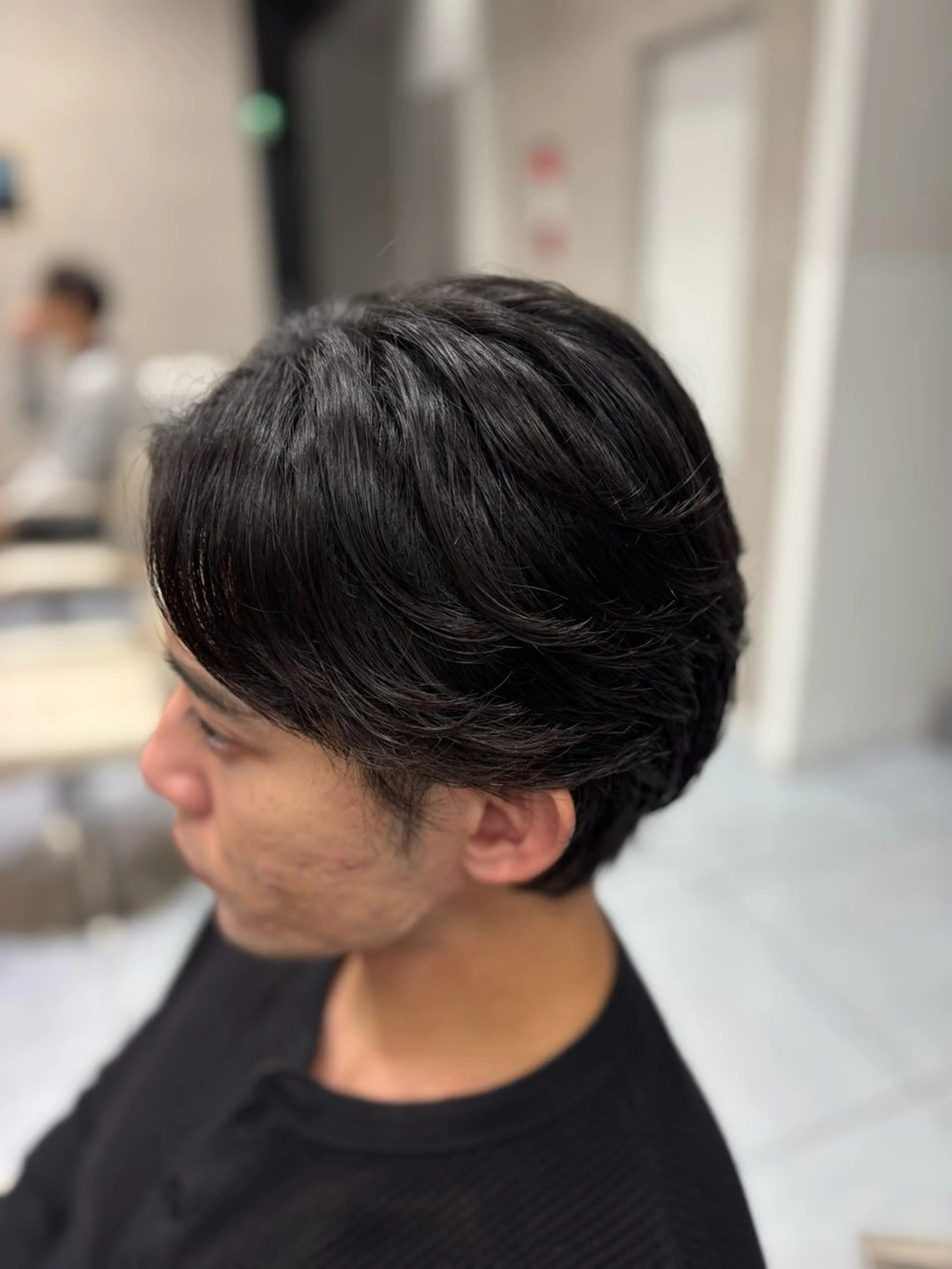 ショート パーマ メンズ カット パーマ メンズ特化韓国風 パーマスタイル/りんのヘアスタイル