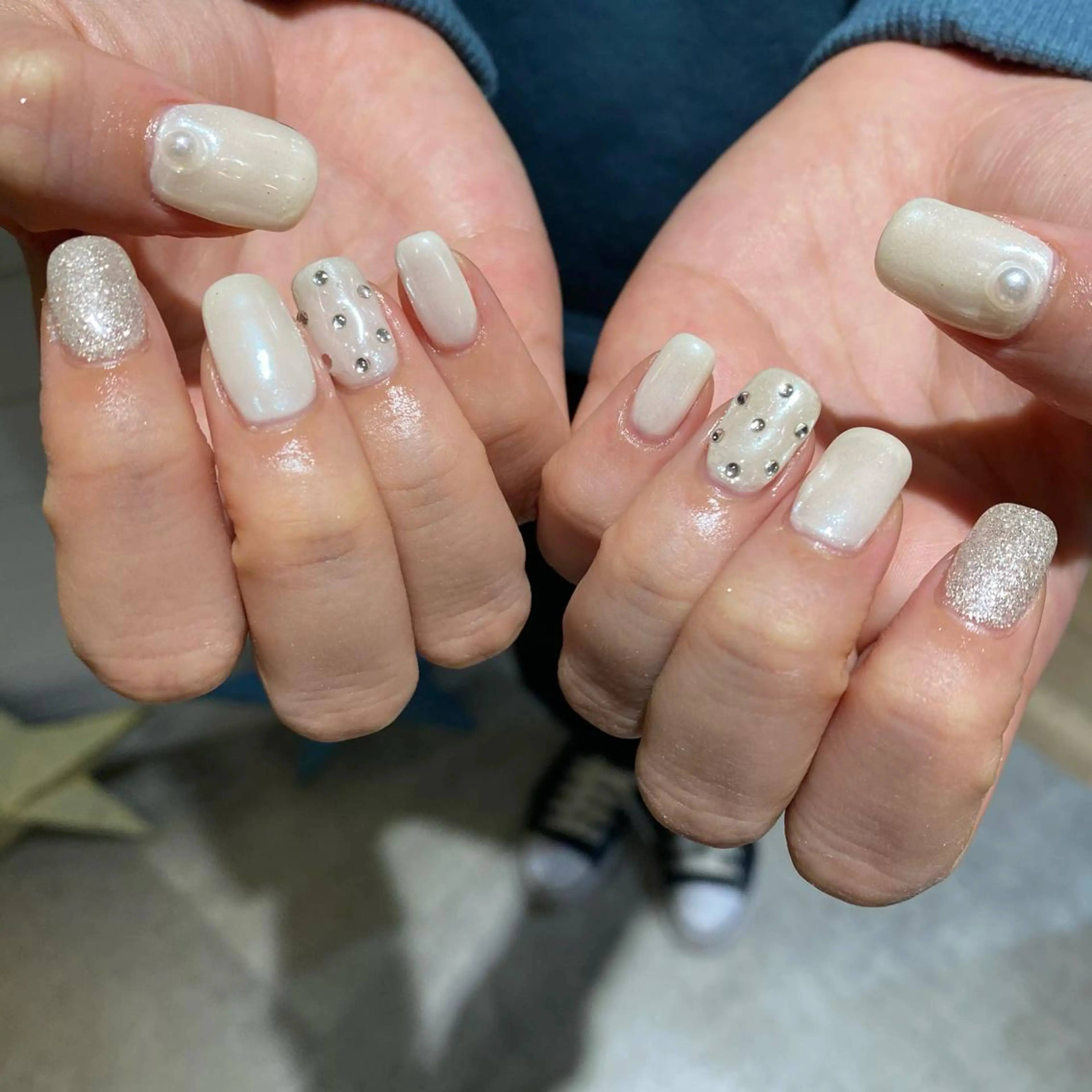 ネイル sio.nail&eyebrow salon shimokitazawa2号店所属・nailist mana𖤐´-のネイルデザイン