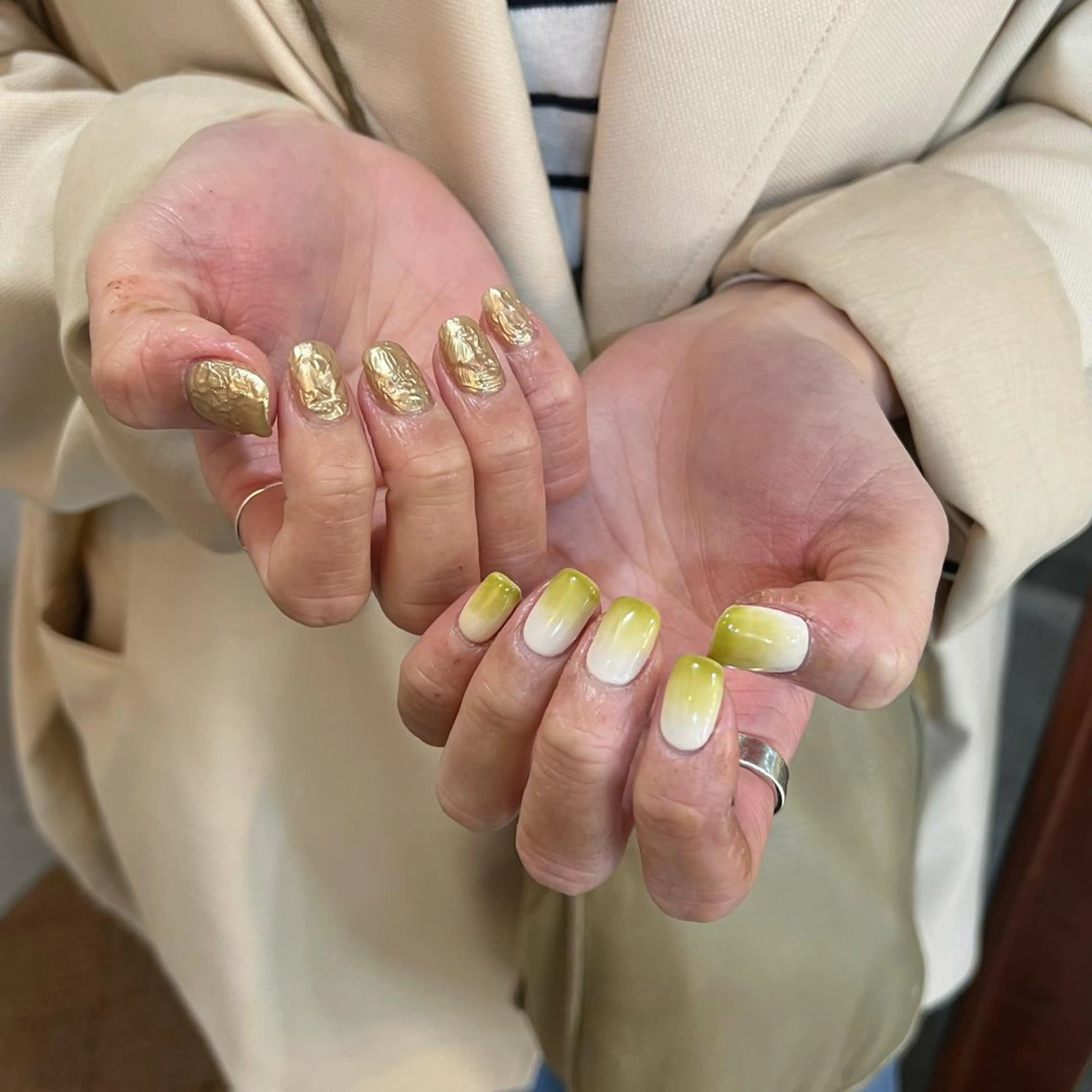 ネイル ニュアンスネイル 春ネイル 酒井 サカイのネイルデザイン