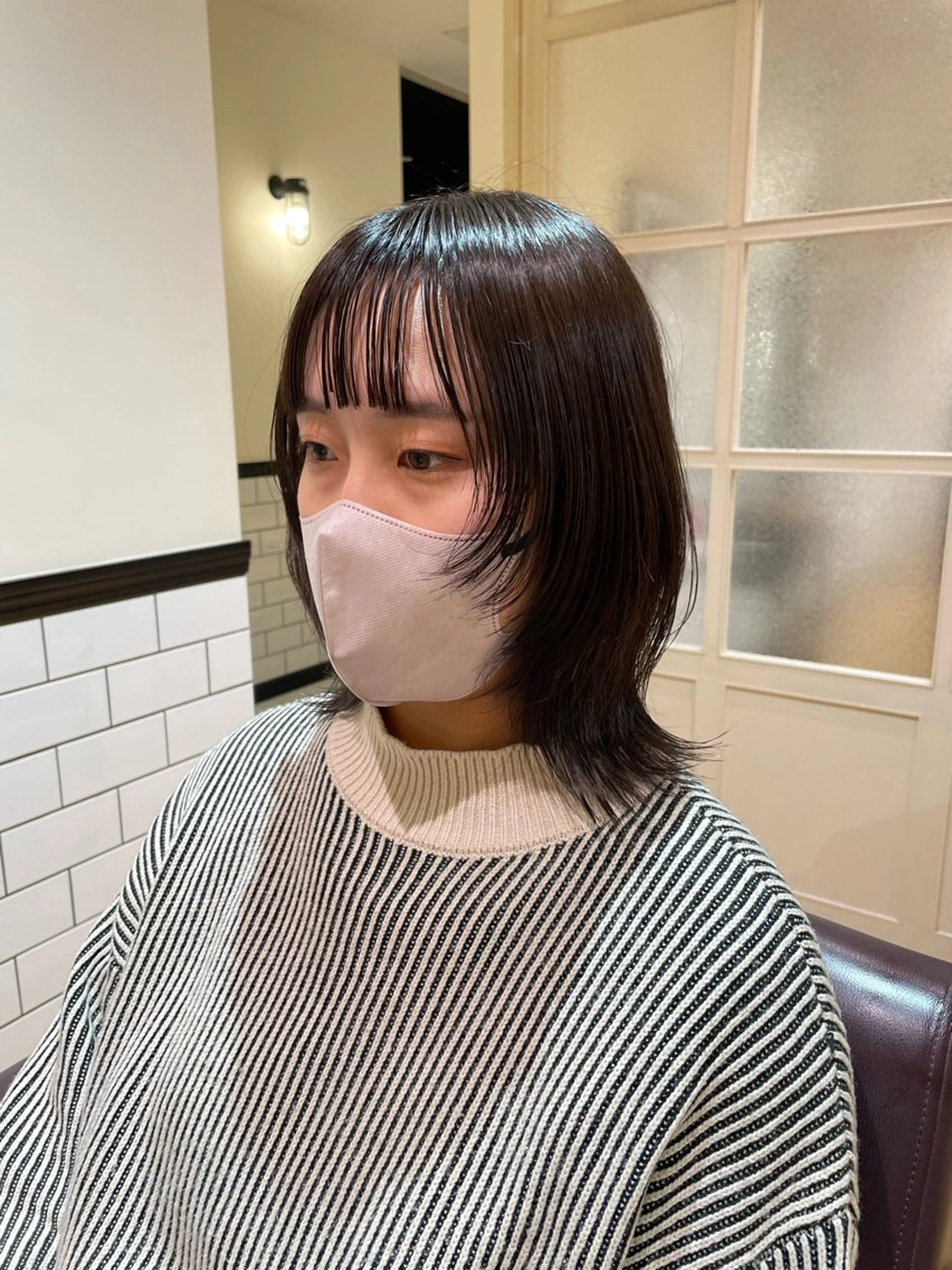 ミディアム レイヤーカット behive  駅前店所属・菊地 桃花のヘアスタイル