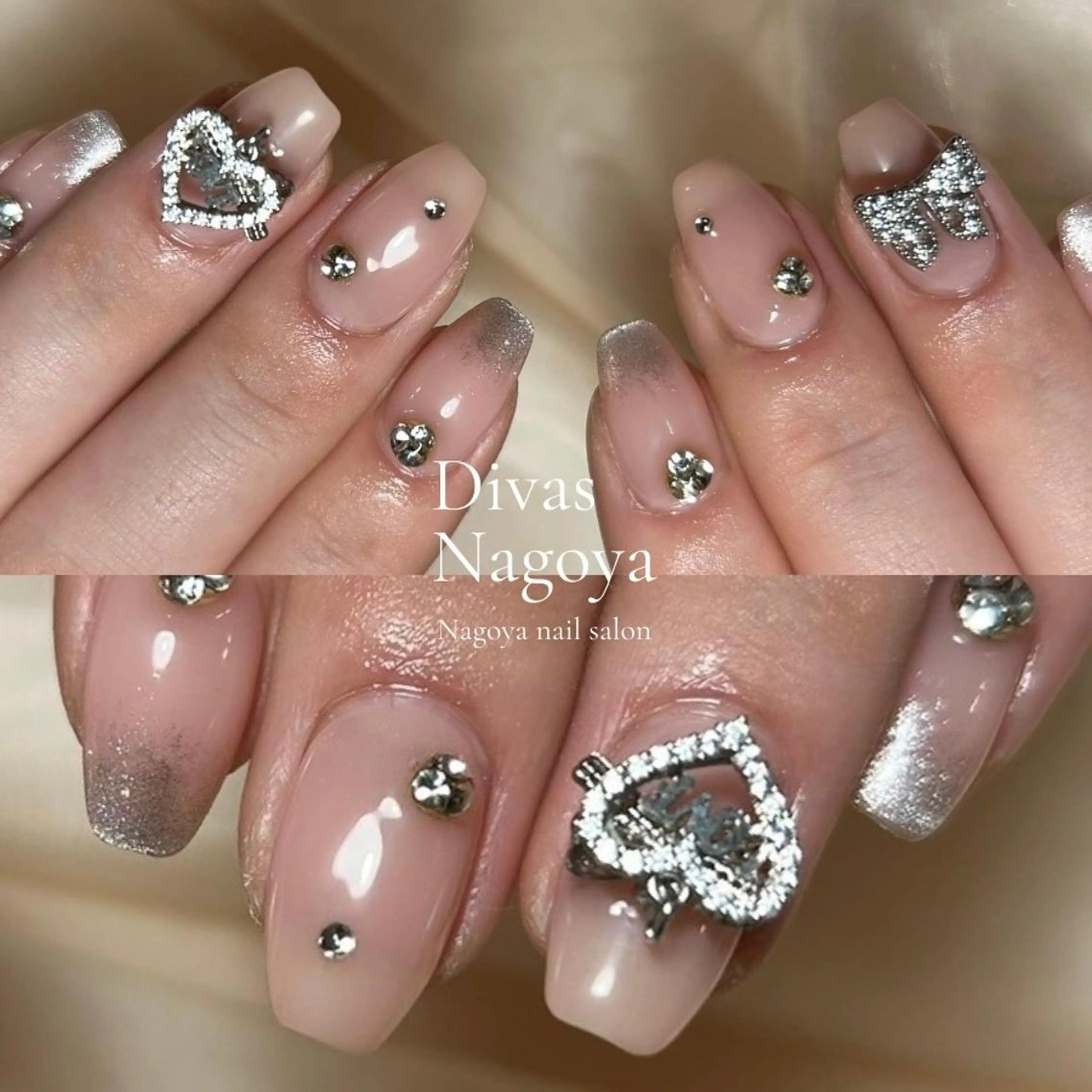 ネイル アートネイル 韓国ネイル マットネイル ミラーネイル ニュアンスネイル 💕Dig.nail Hideyo🌸のネイルデザイン