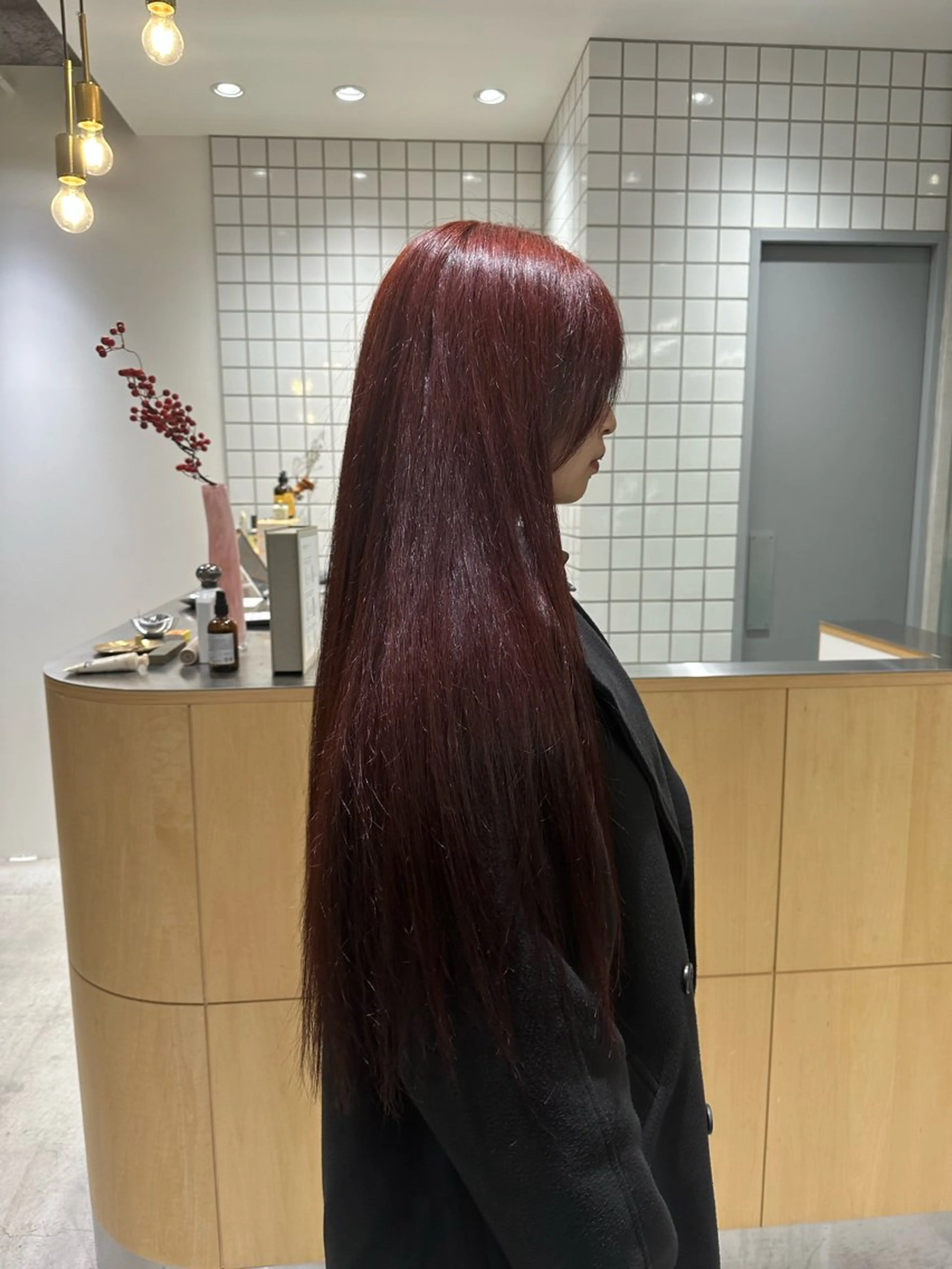 ロング ヘアカラー 🍇透明感カラー/ カットひかる🍒のヘアスタイル