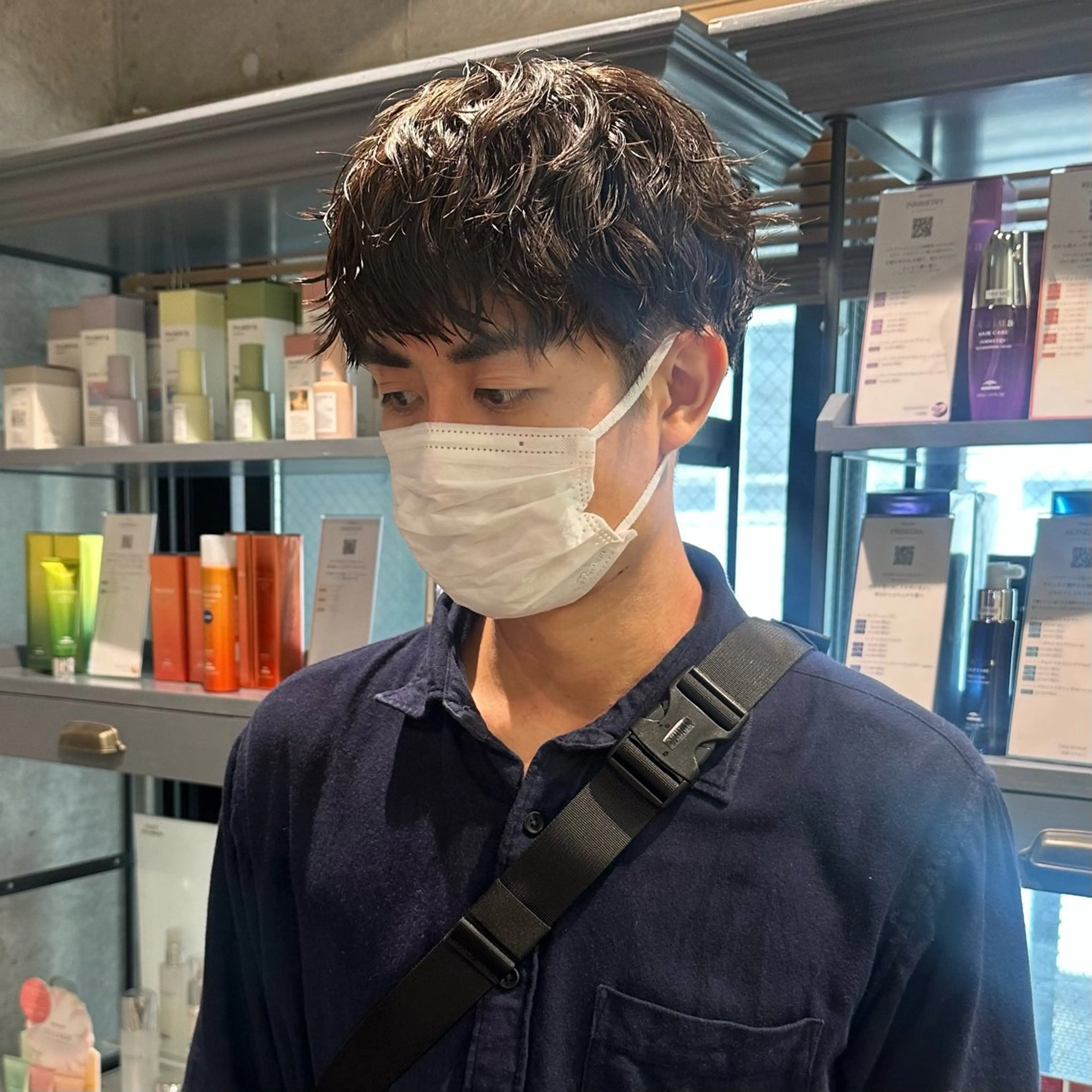 パーマ メンズ カット パーマ yui 🎀 Men's 特化のヘアスタイル