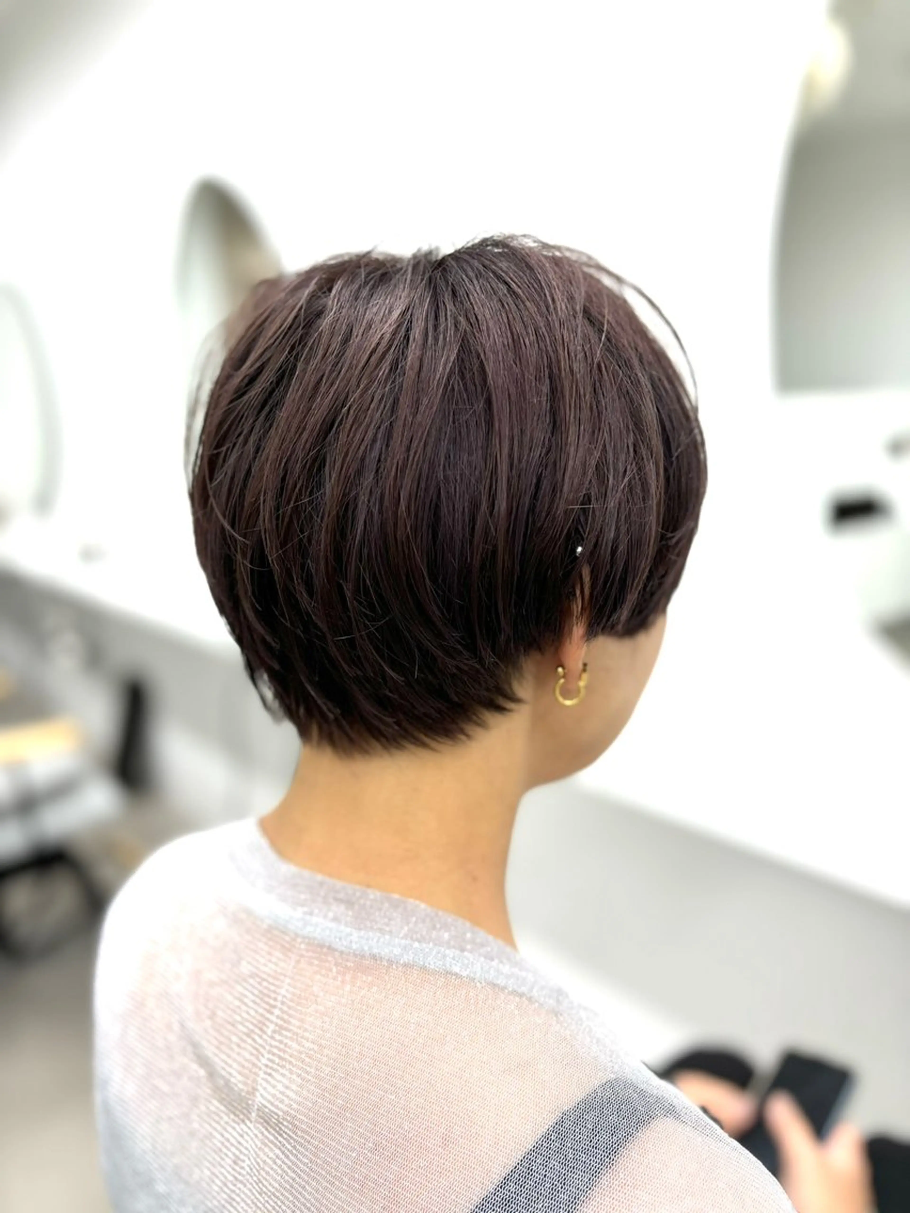 ショート ショートボブ ボブ ショートヘア tranq meguのヘアスタイル