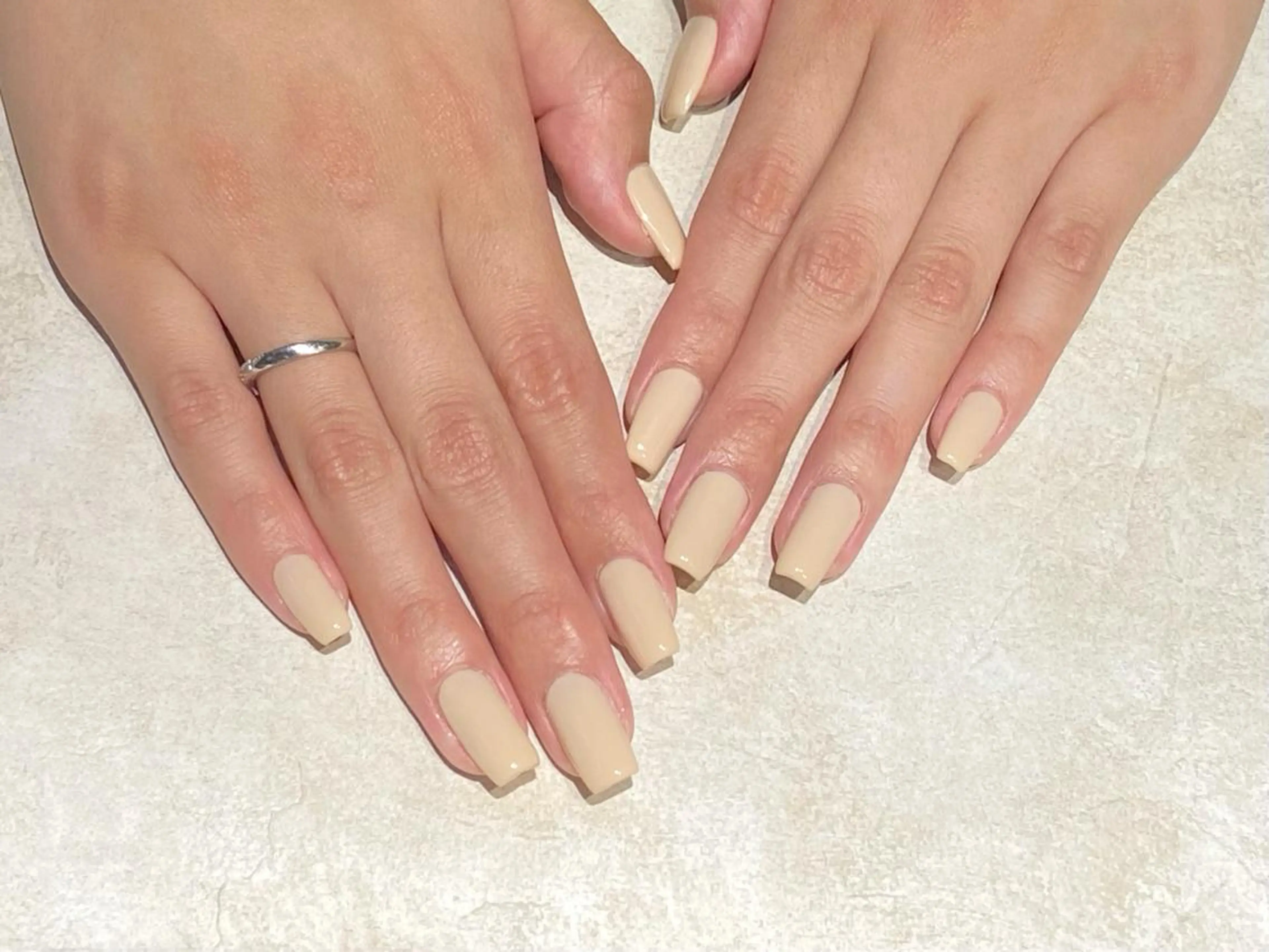 【シンプル】ジェルワンカラー💅の写真
