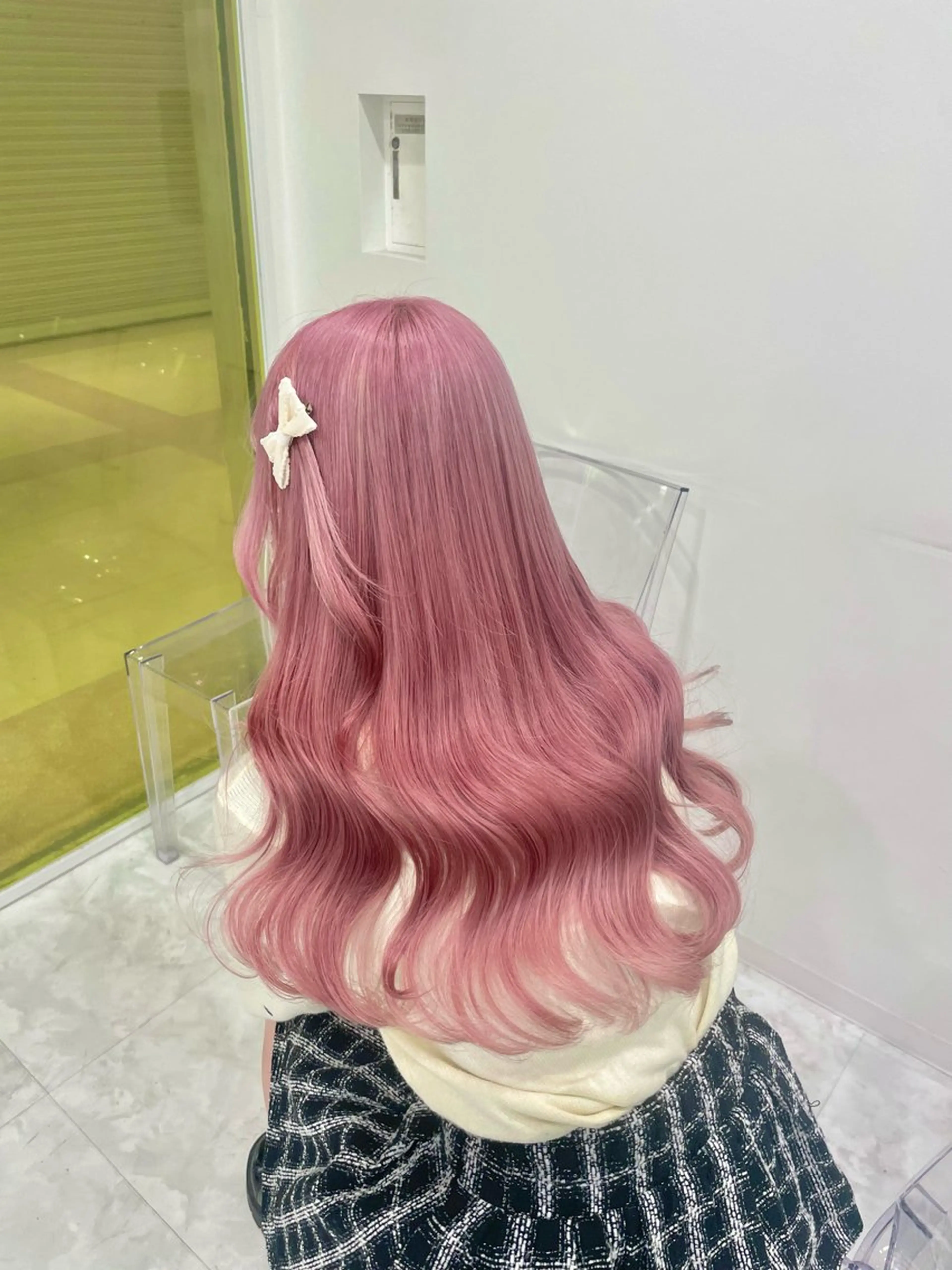 セミロング カラー ヘアアレンジ ヘアカラー ヘッドスパ ヘアセット Miwa🤍ダメージ レスカラー特化🦢のヘアスタイル
