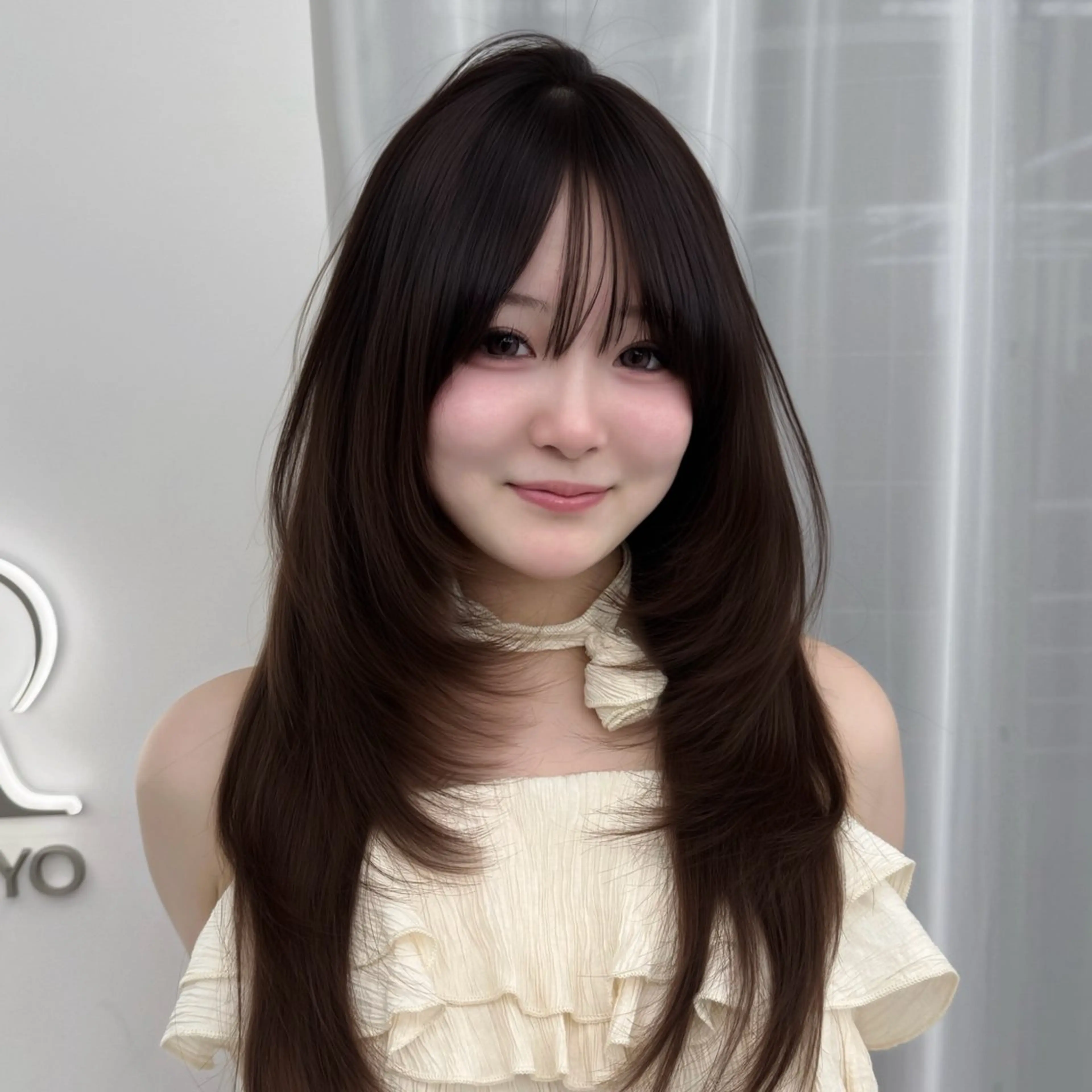 ロング カラー 髪質改善 韓国風ヘア レイヤーカット 似合わせカット 小顔カット カット ヘアカラー トリートメント 韓国ヘア🇰🇷× 髪質改善🫧テルのヘアスタイル